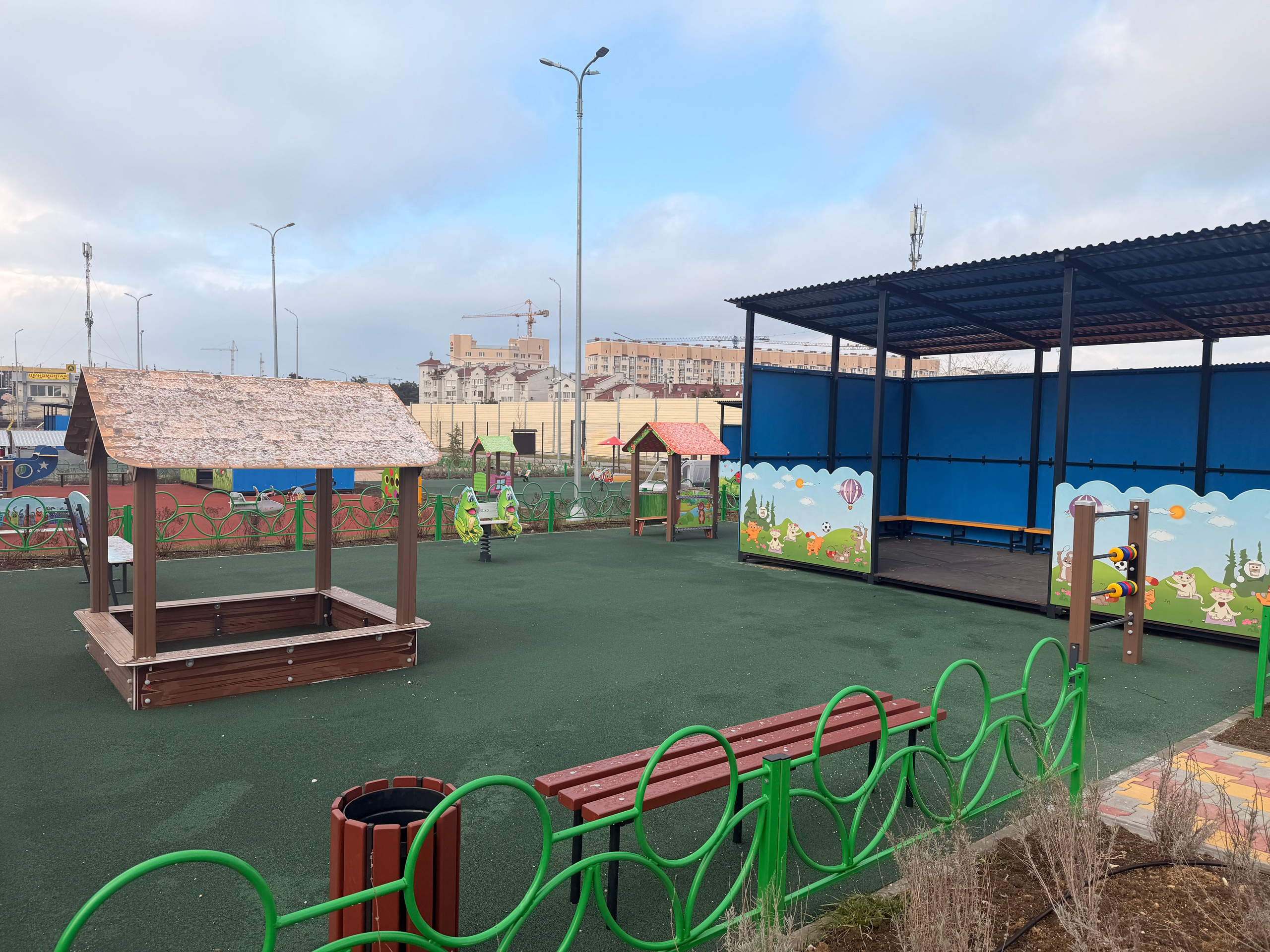 ДОУ на ул. Вакуленчука г. Севастополь. Таврика МАФ Сервис, комплексное благоустройство территорий и детских площадок в Крыму