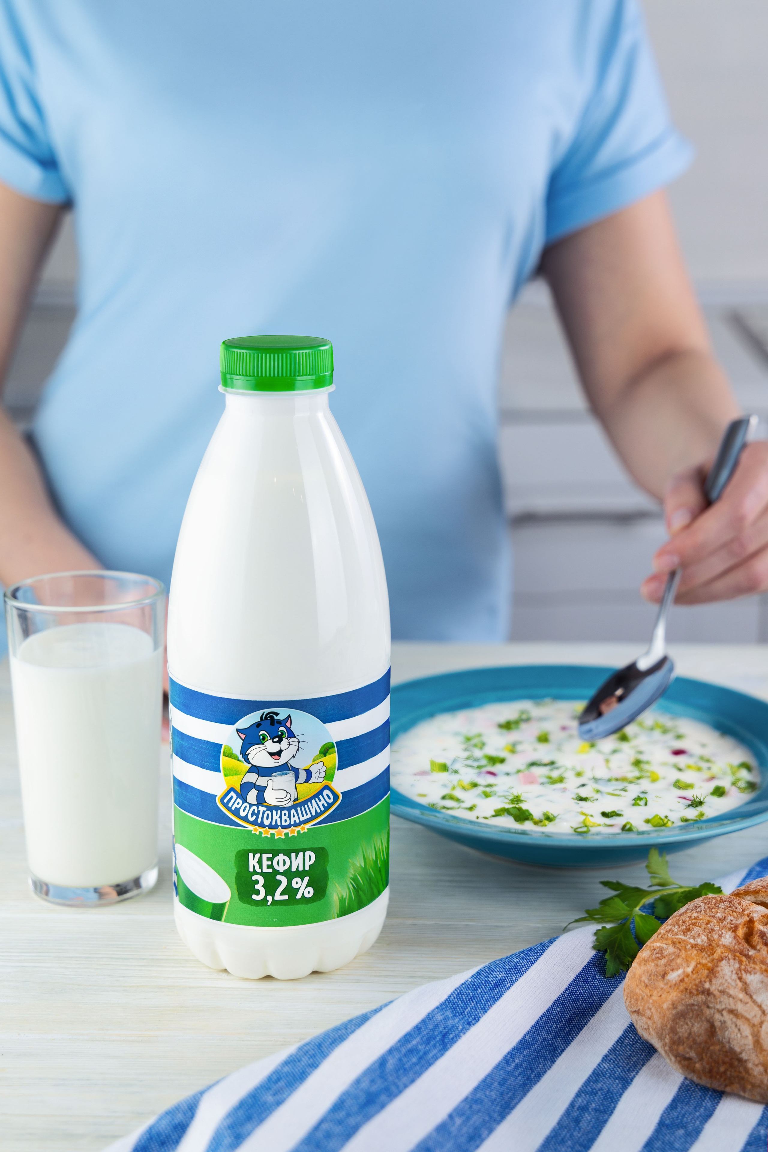 Рекламная фуд-фотосъемка для Простоквашино. Фуд — предметный фотограф в Москве