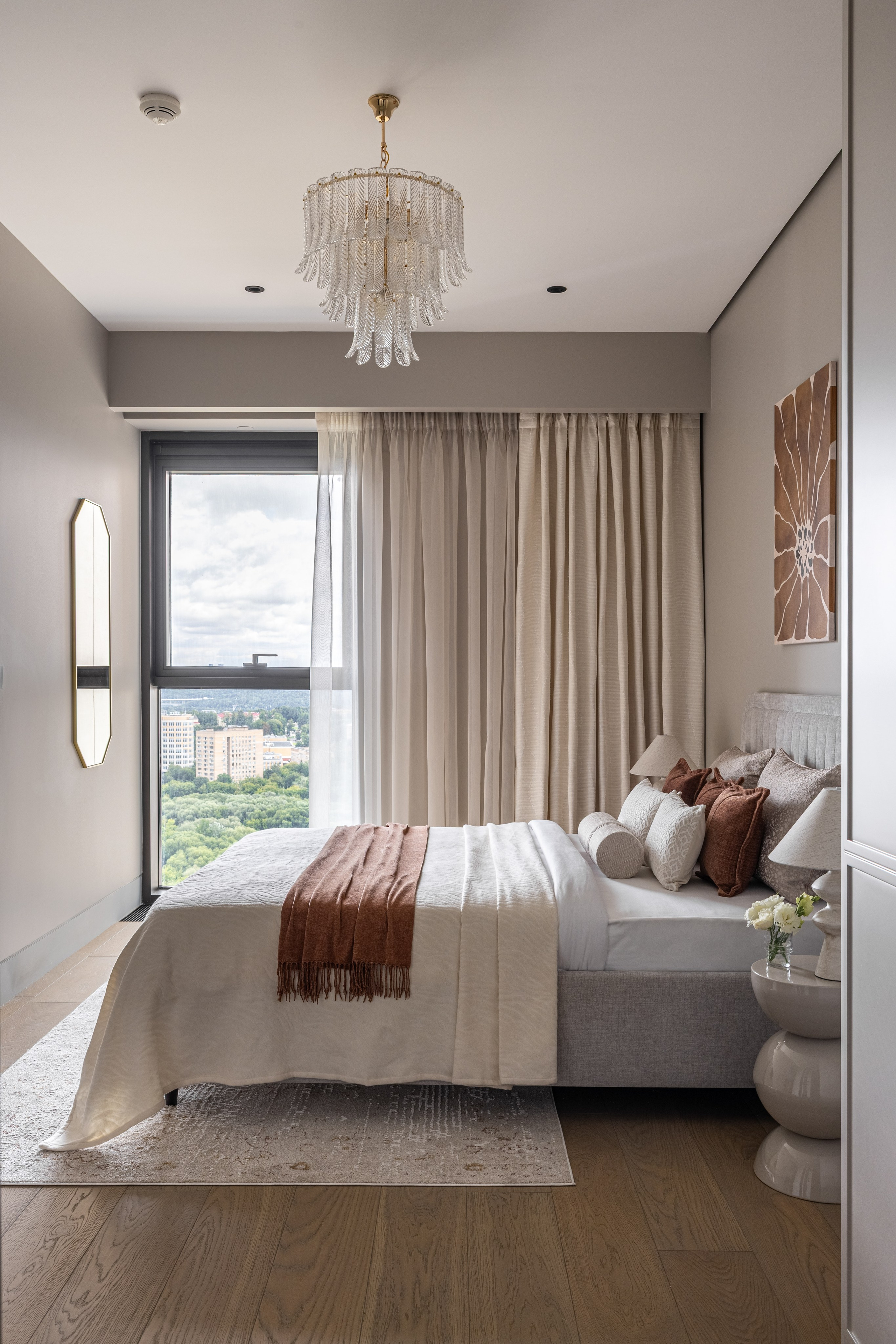 Лаконичный calm modern с арт-деталями в ЖК «Поклонная 9». Veselinskiy| Интерьерный фотограф | Москва