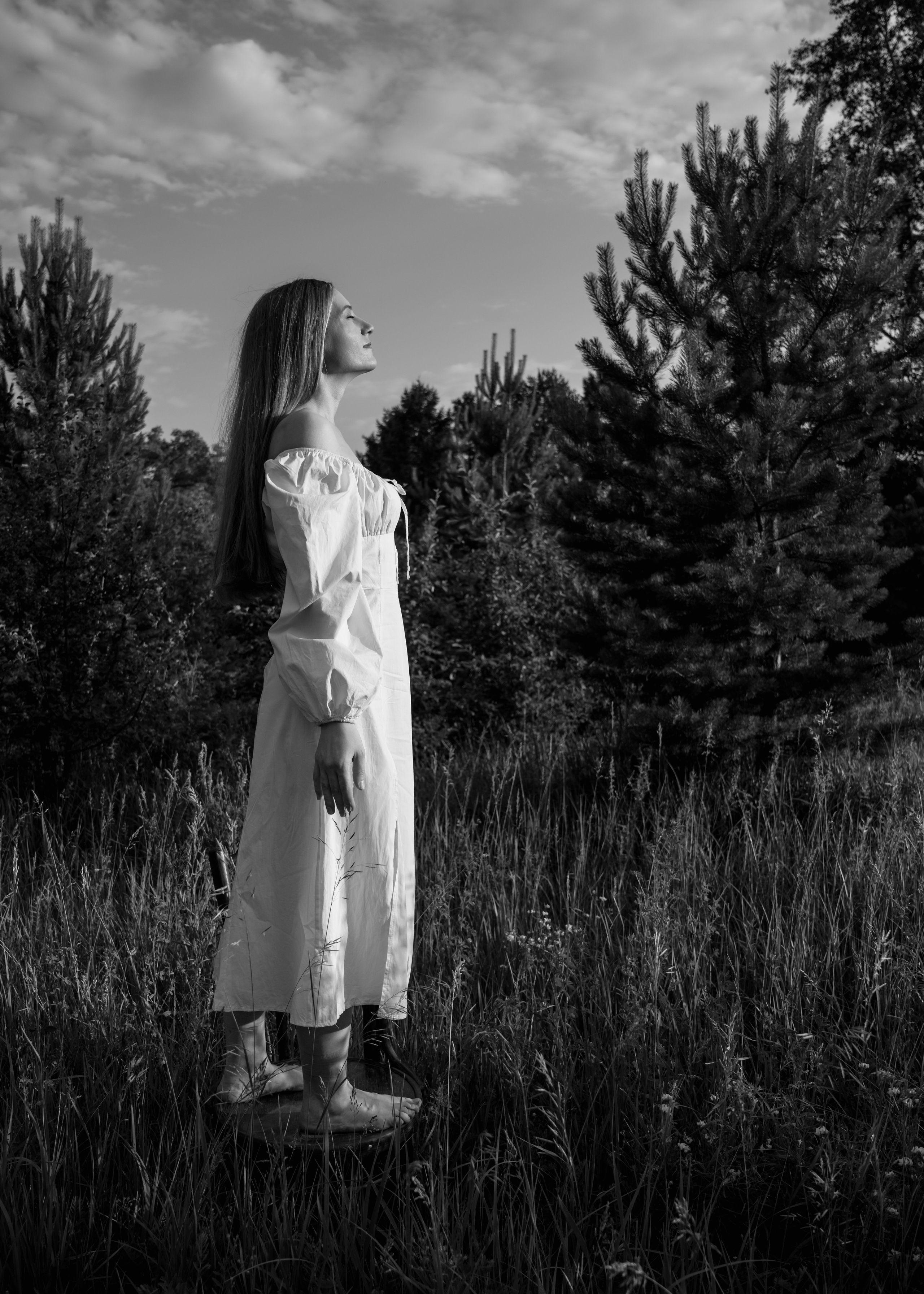 Летняя фотосессия на природе. Женский фотограф в Красноярске