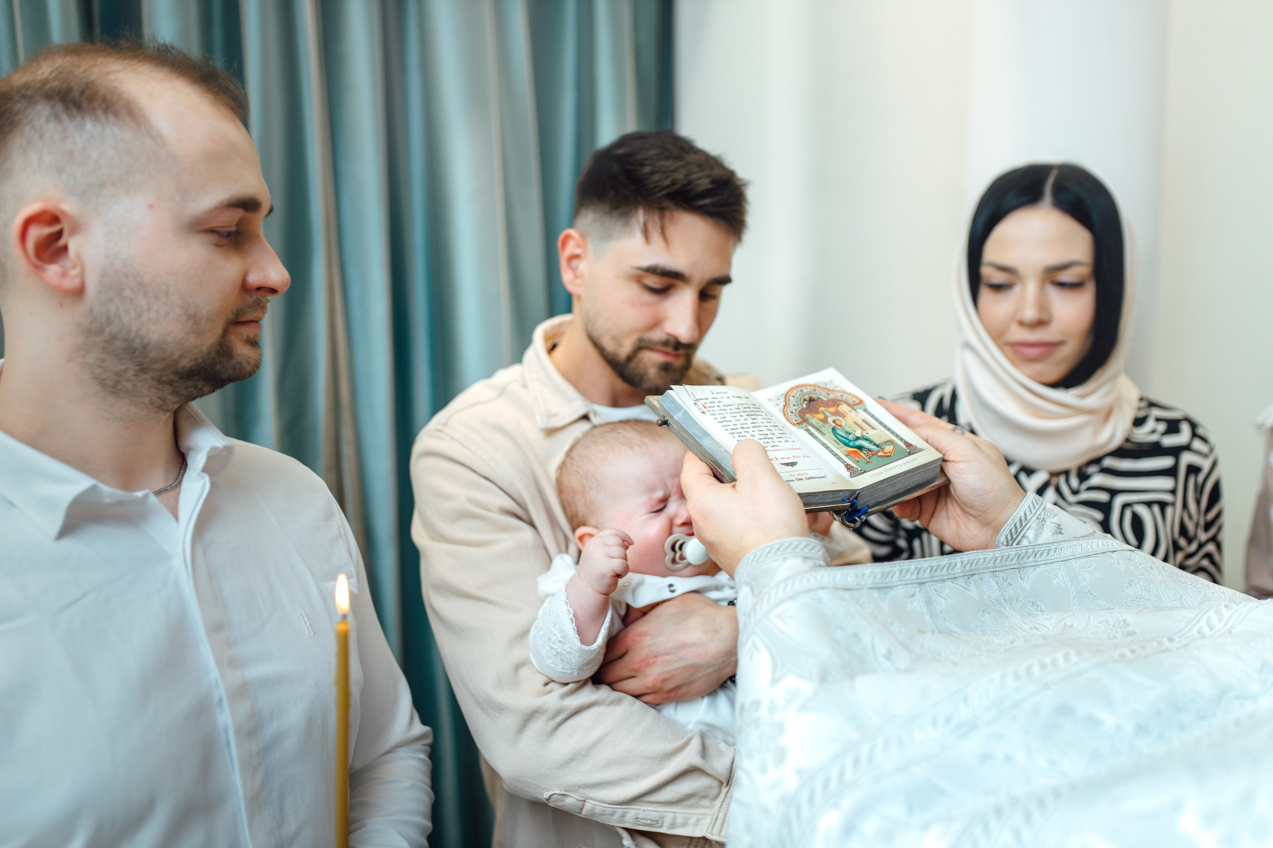 Таинство крещения Софии, апрель 2024