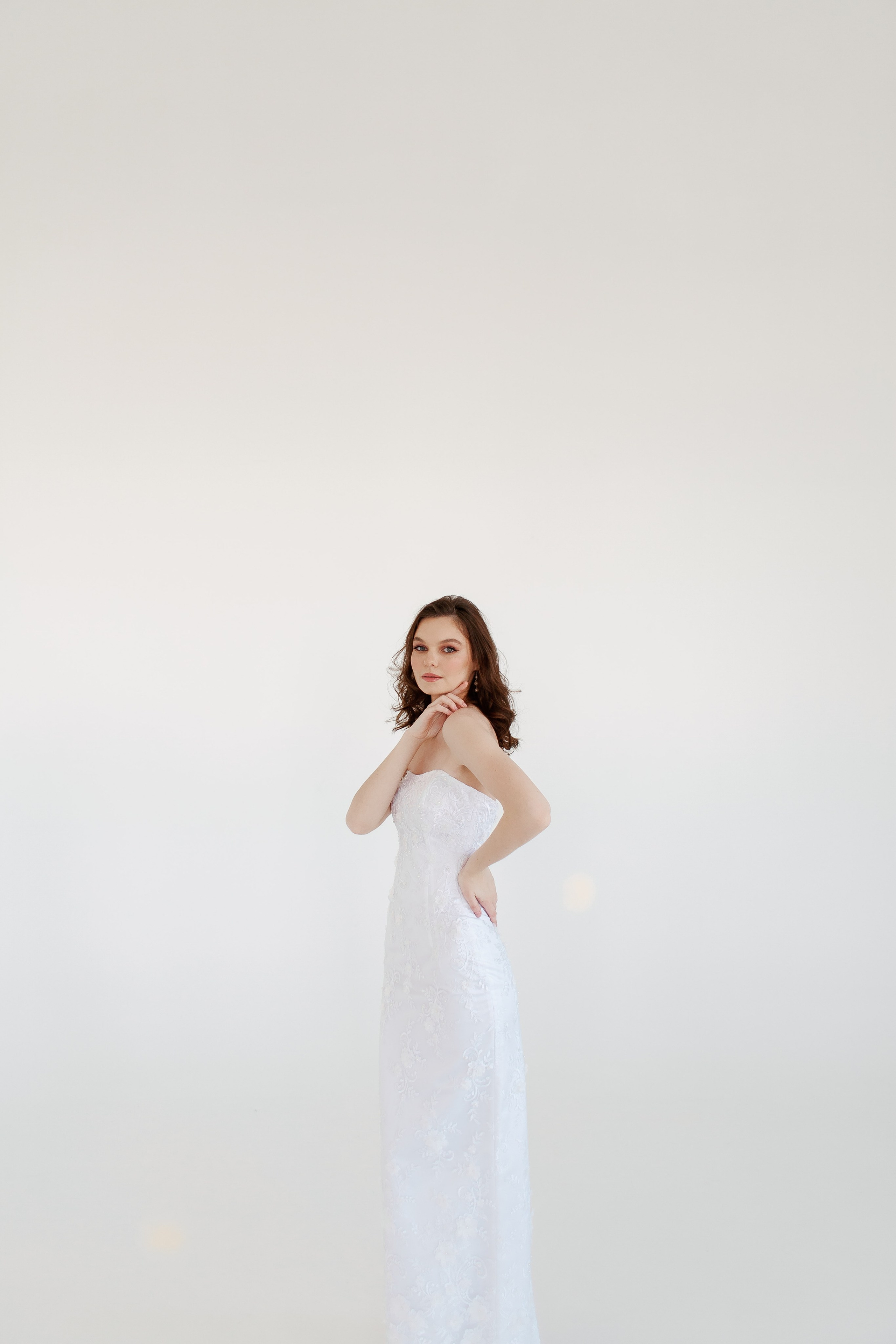 Фотосессия свадебных платьев в студии