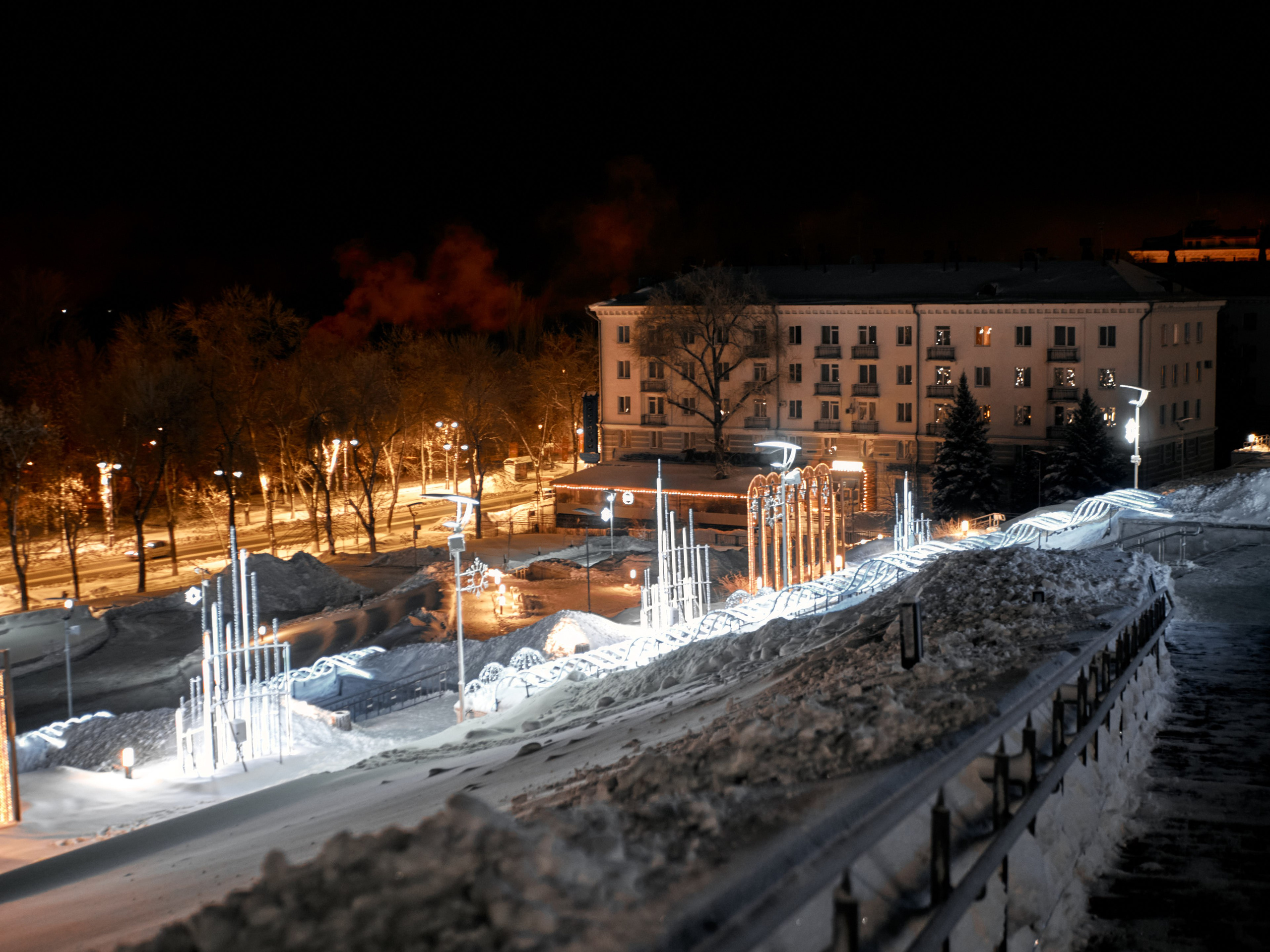 Новогодние виды Самары