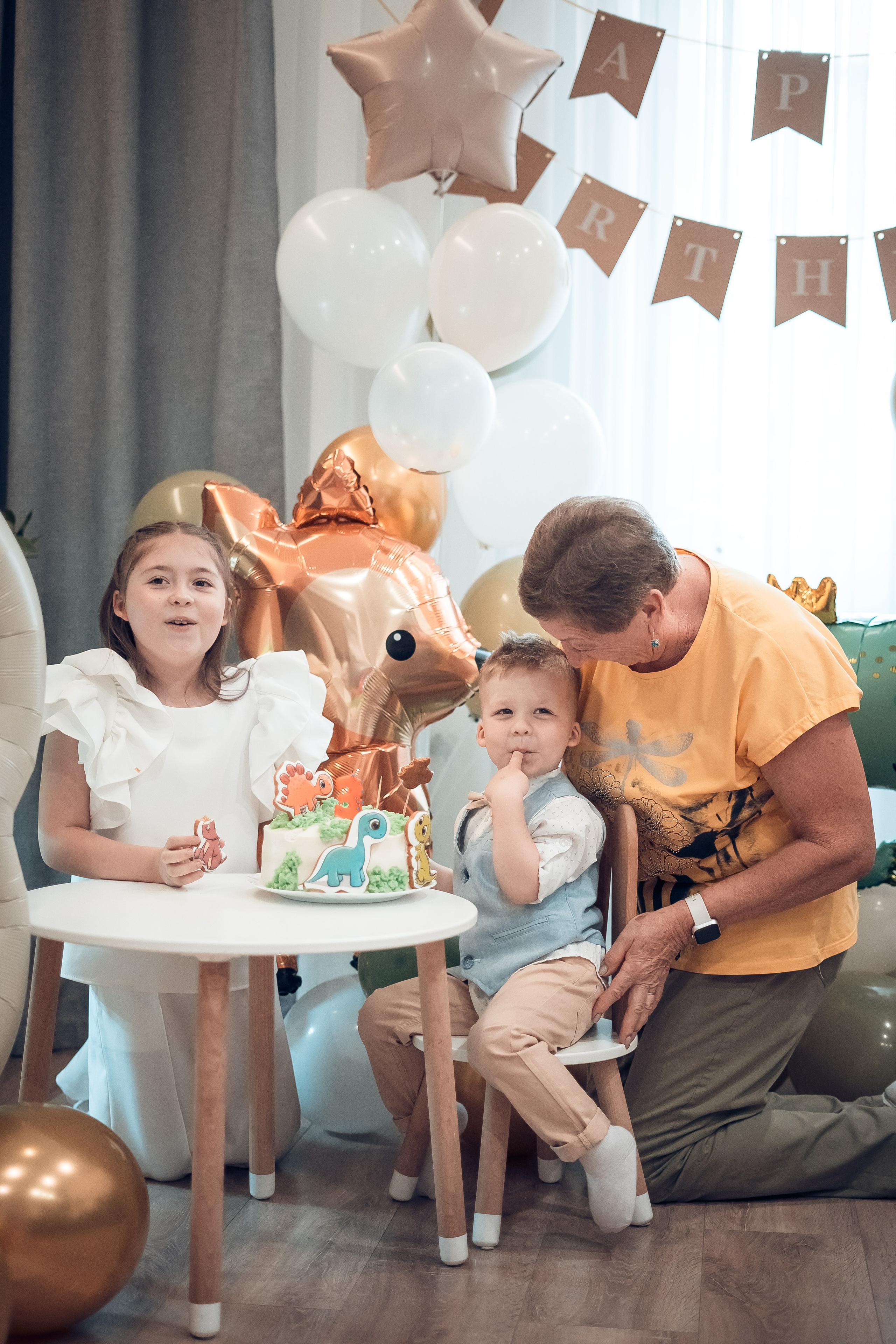 Дэвиду 3 годика