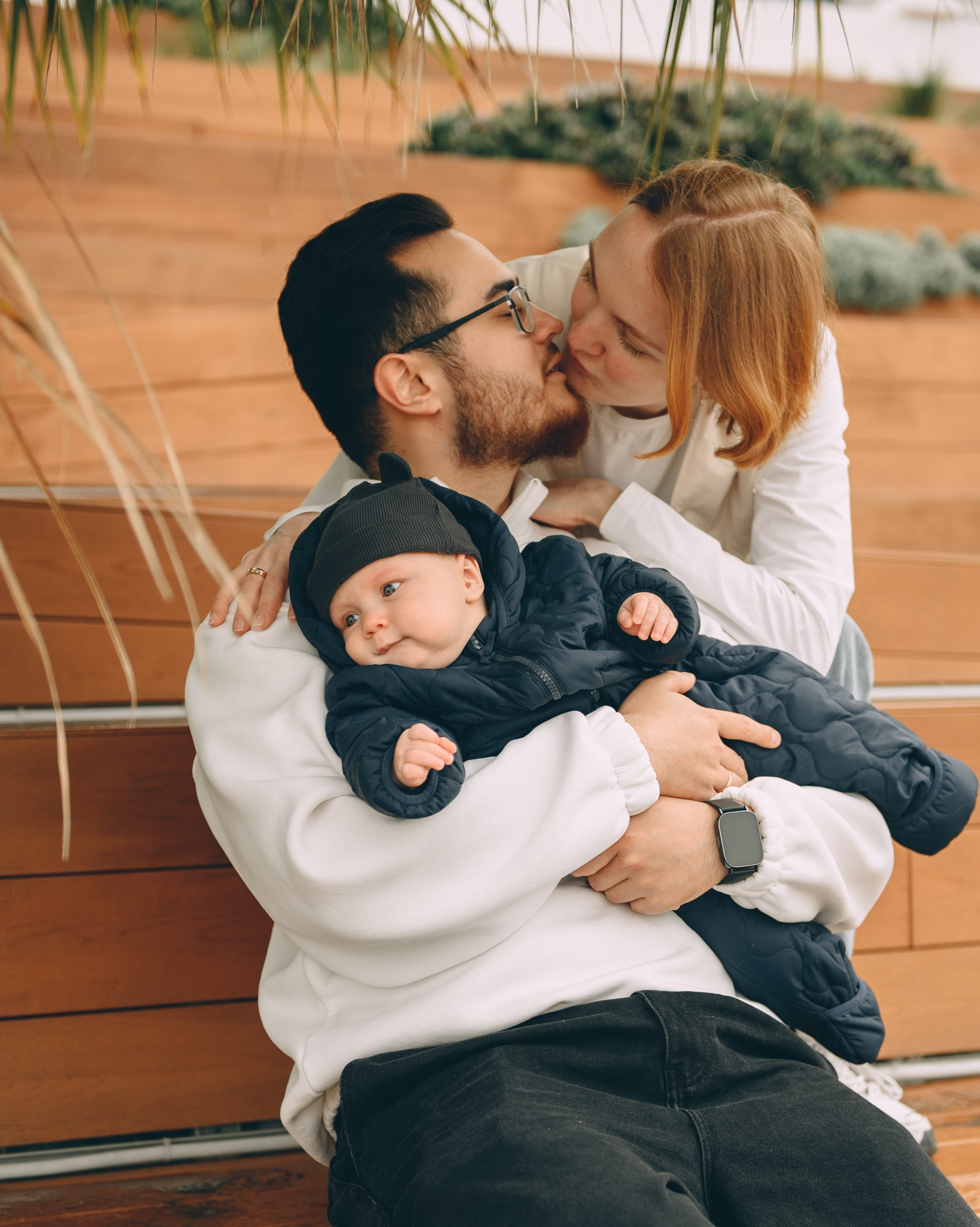 Море зимой, пляж Ривьера. Свадебный и семейный фотограф София Невская