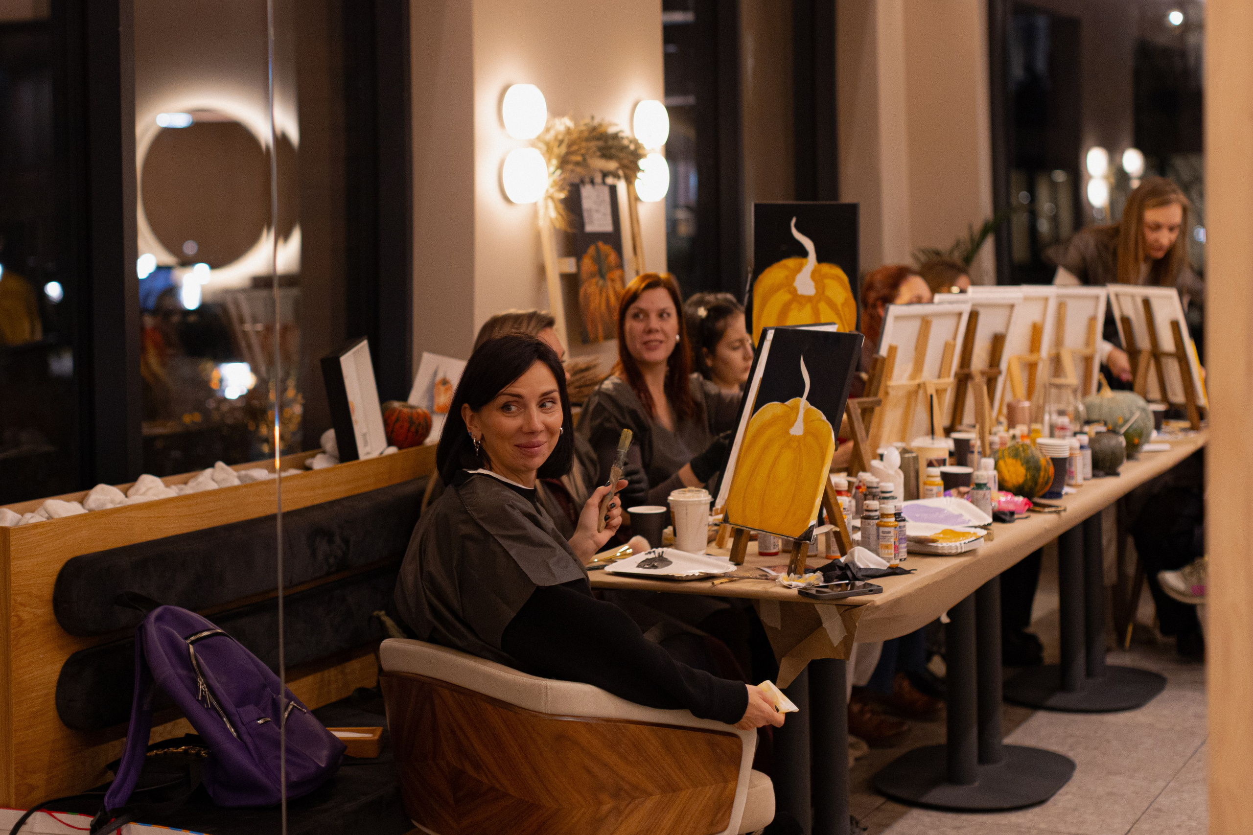 МК Тыква в кафе Здрасте. Анастасия Ракчеева Художник