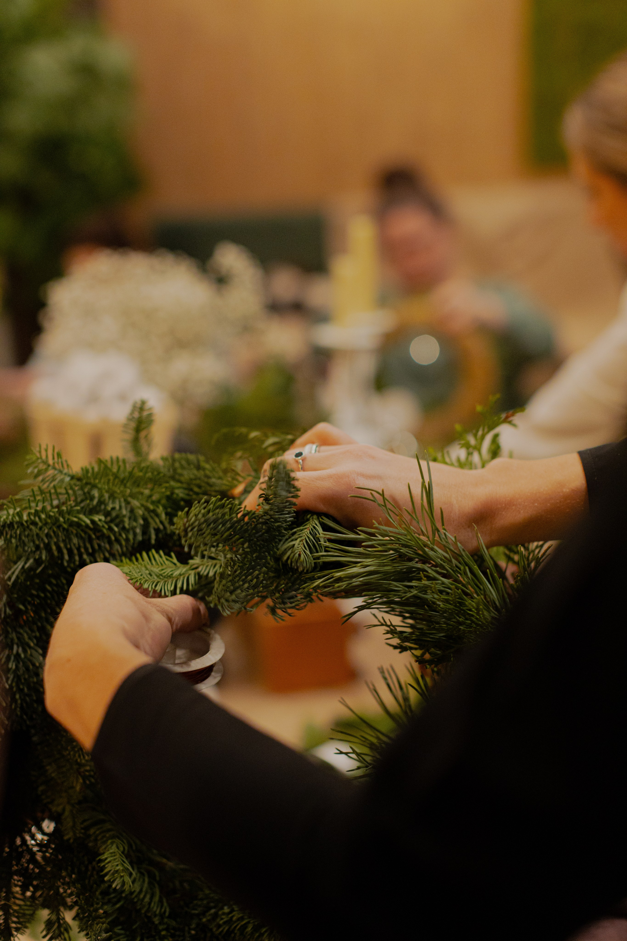 Мк Новогодний Венок. Анастасия Ракчеева Художник