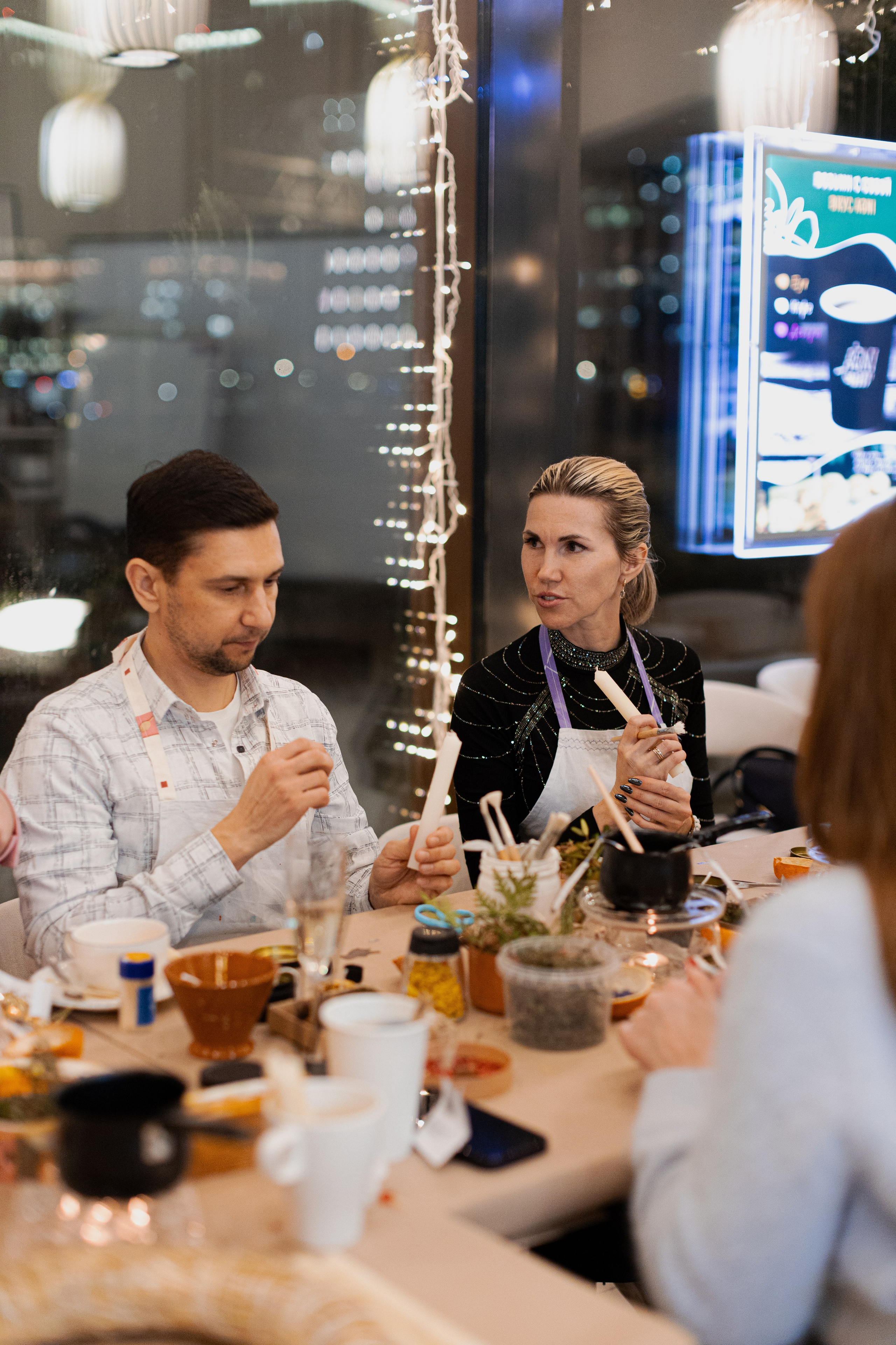 Мк свечи и венок (новогодний корпоратив). Анастасия Ракчеева Художник