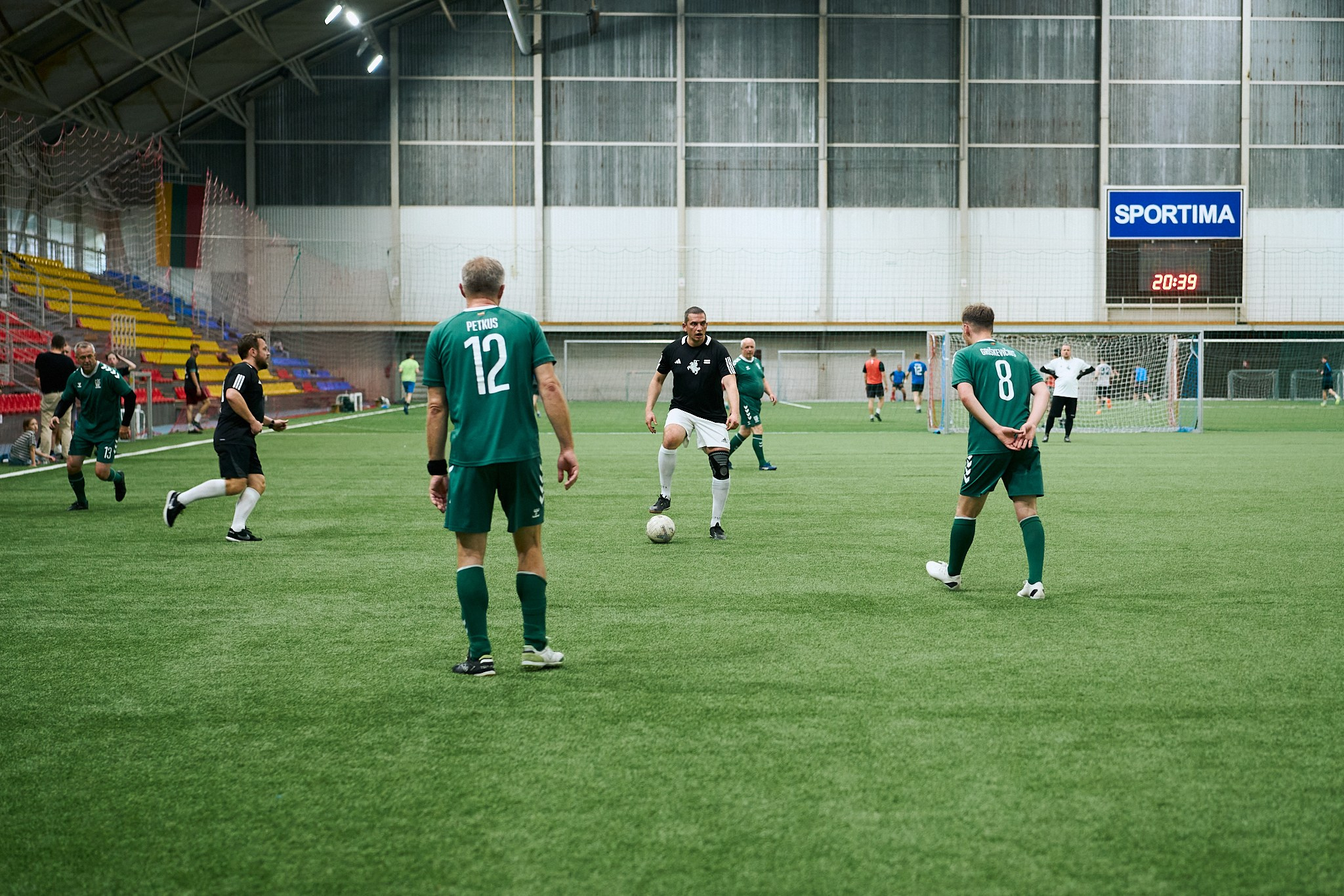 Friendly football match: Seimas of the Republic of Lithuania vs. Sviatlana Tsikhanouskaya’s Office. Photographer in Vilnius
