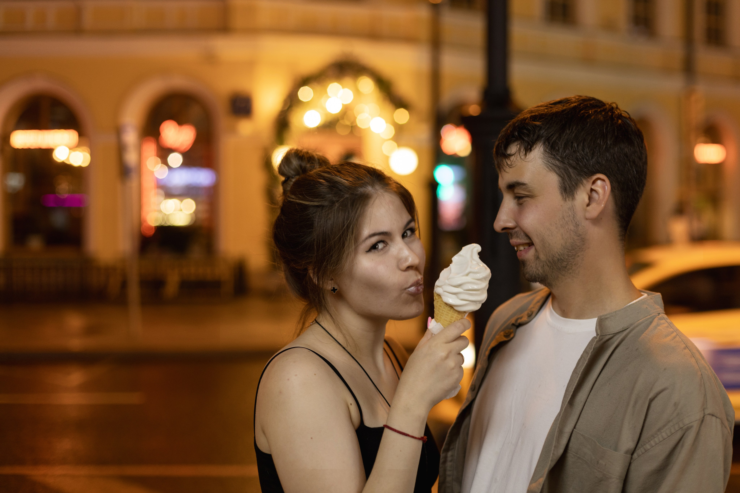 LoveStory Альберт и Регина Ночь в городе. Фотограф Видеограф Игорь Никулин Москва Балашиха