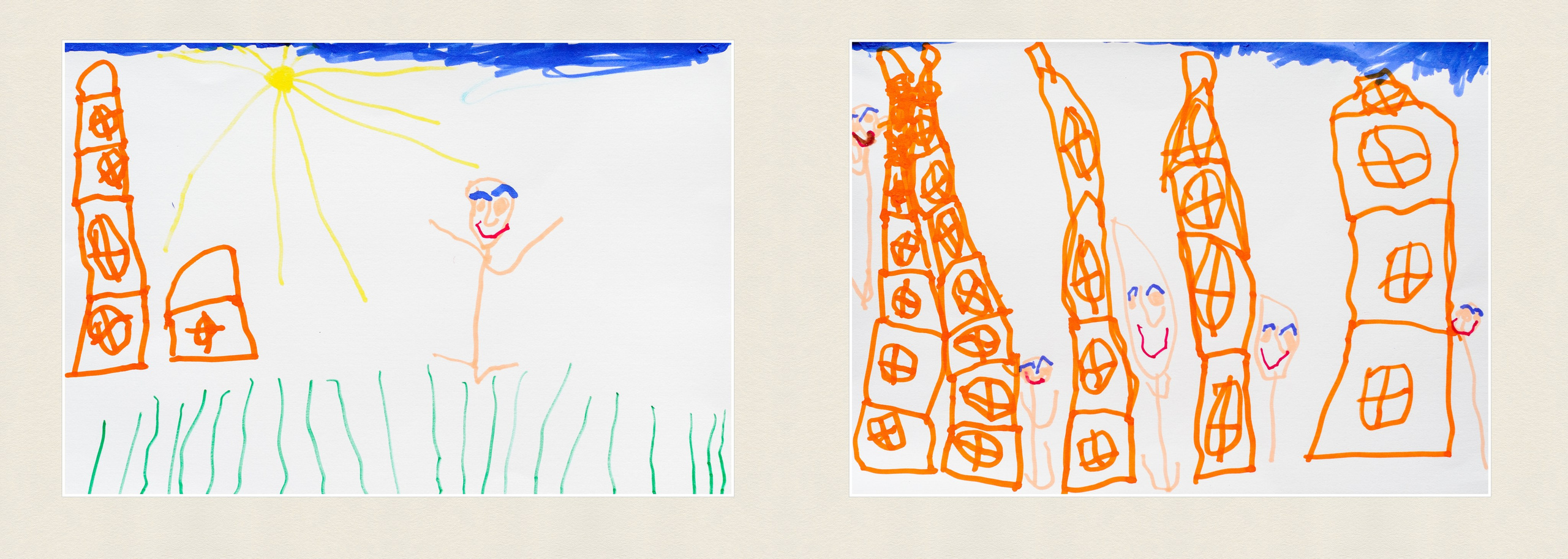 Алинины шедевры — фотокнига из рисунков. Семейный фотограф в Москве Елена Снегирева