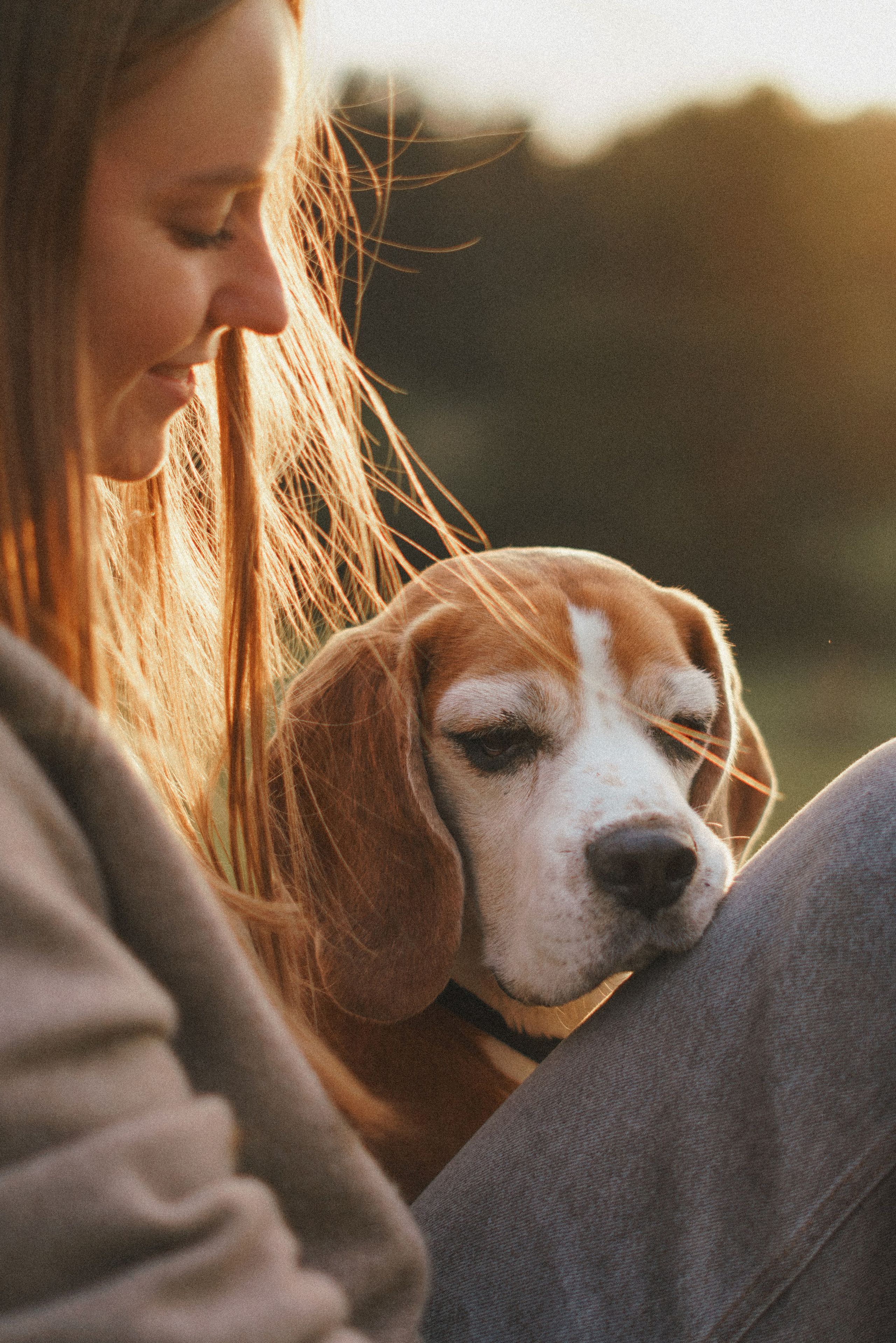 Юля и Зайфер. Фотограф анималист Осипчикова Мария