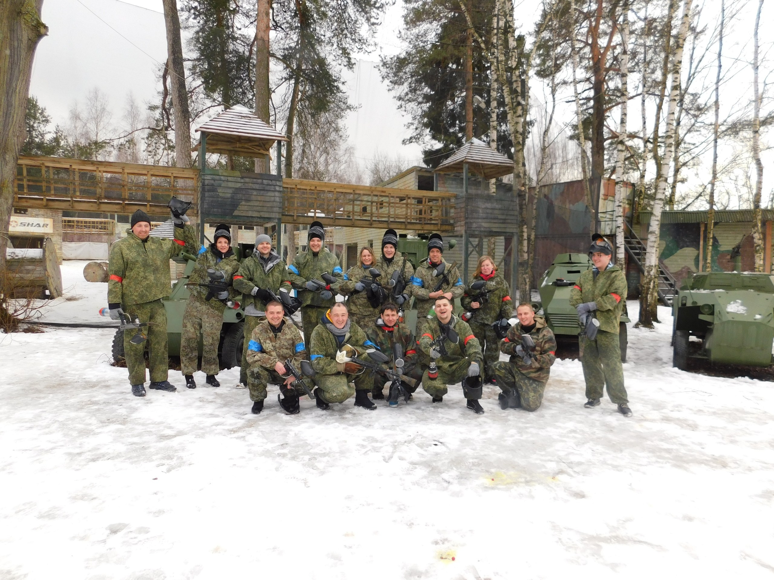 Пейнтбол + шашлычки | 23.02.2020. Галерея Фантим