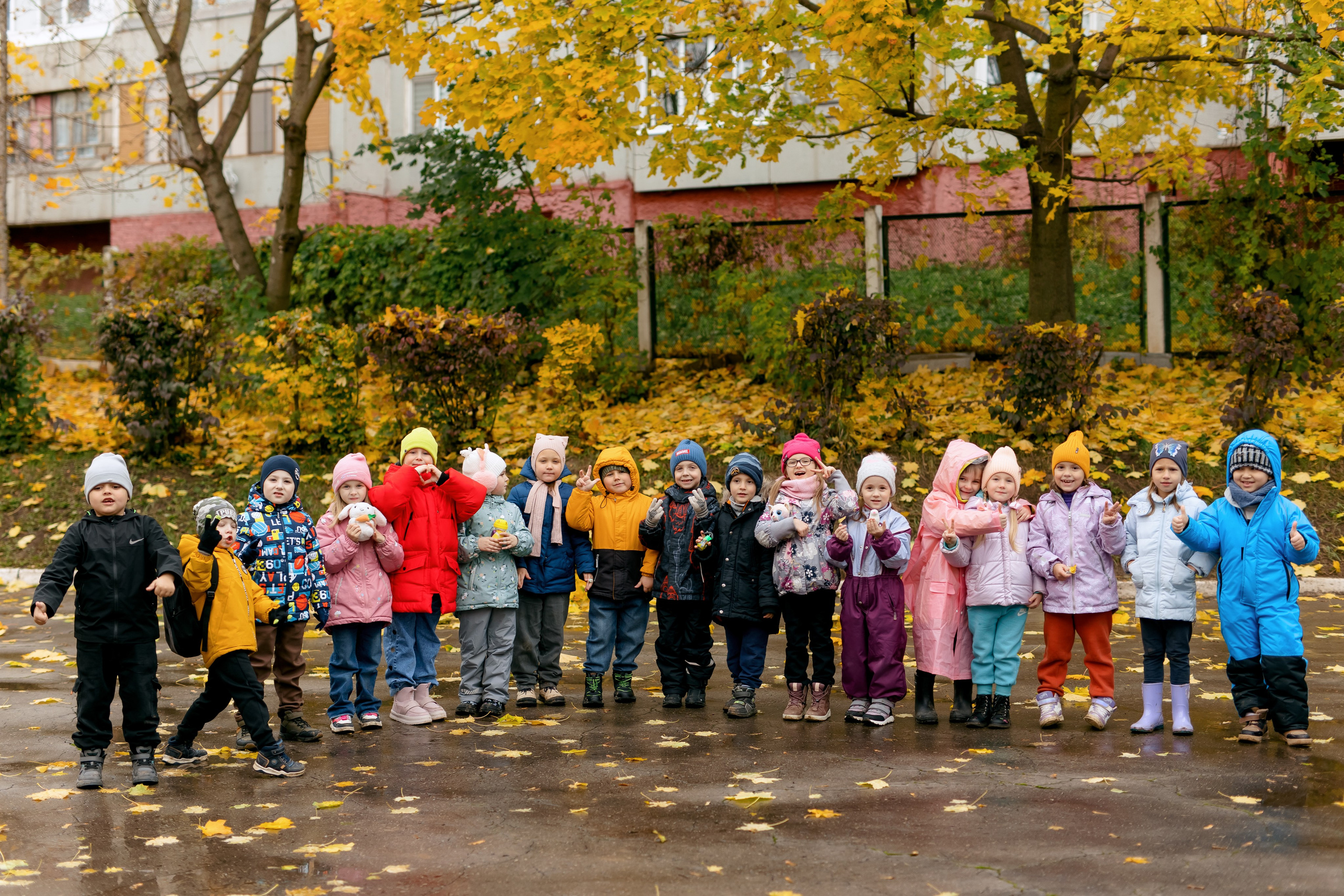 Осень в садике. Свадебный и семейный фотограф в Туле и области Маша Костина