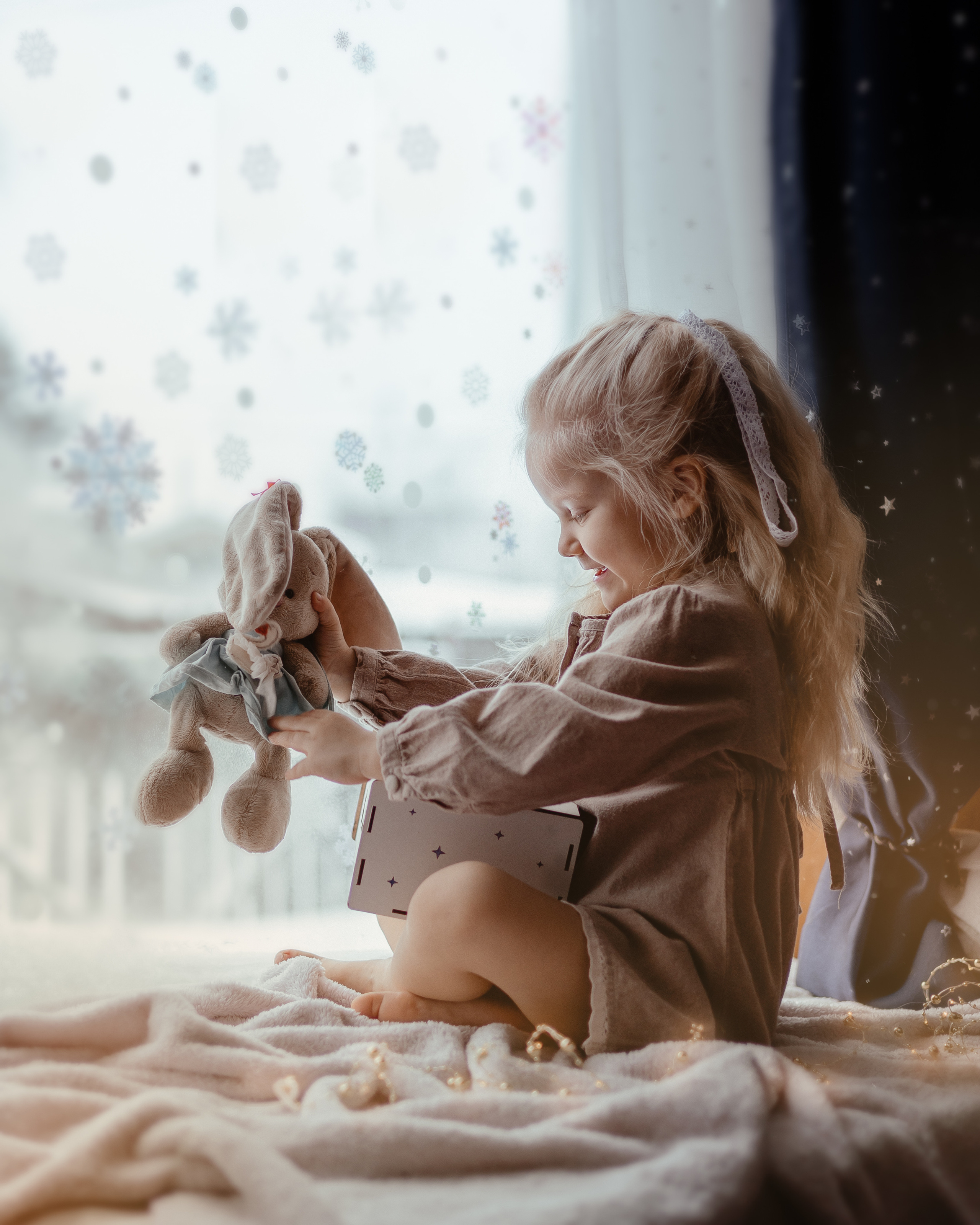 Моя крошка София и рождество. Фотограф женского портрета, беременности и материнства Харькова Елена