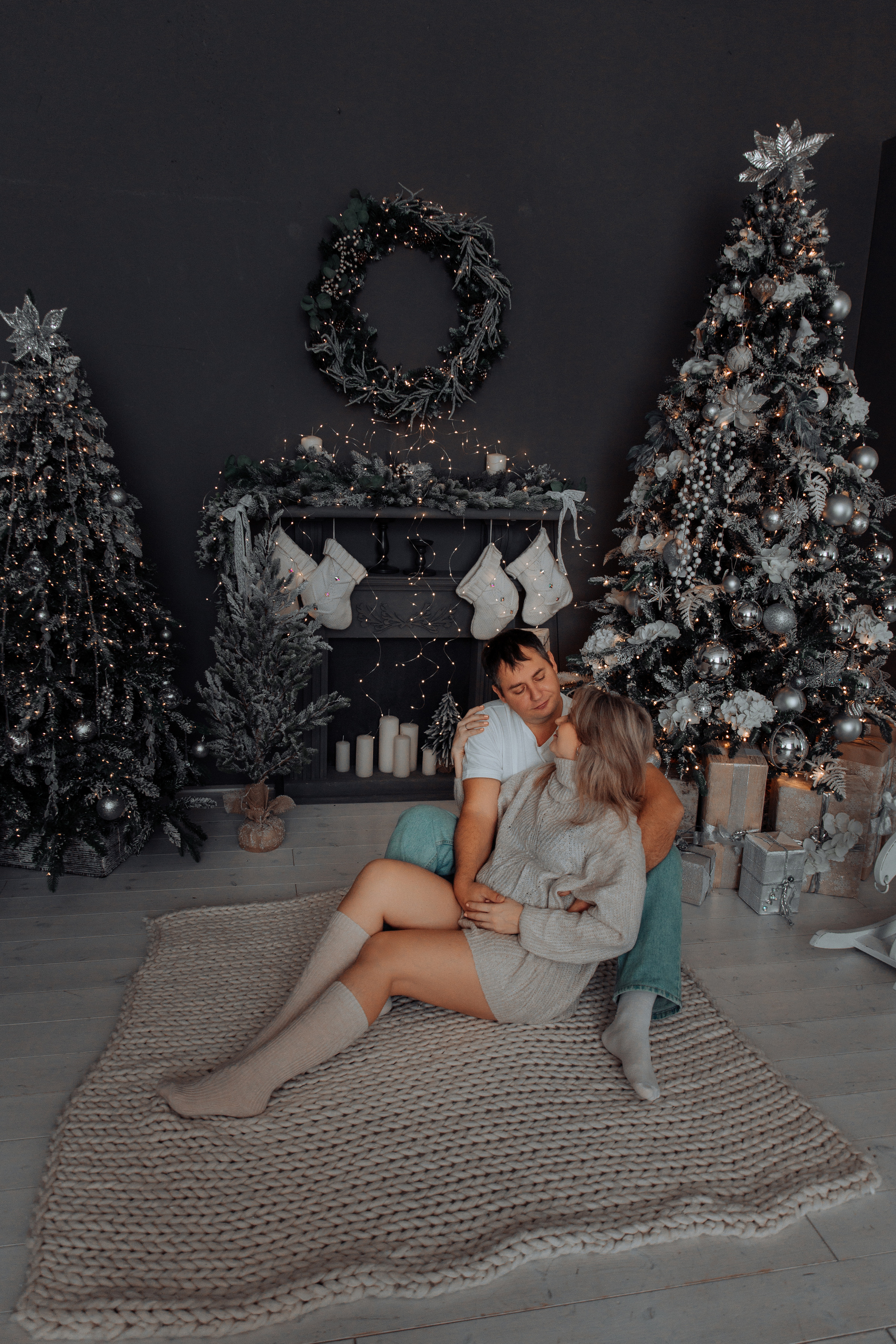 Светлана, новогодняя фотосессия в ожидании. Фотограф женского портрета, беременности и материнства Харькова Елена