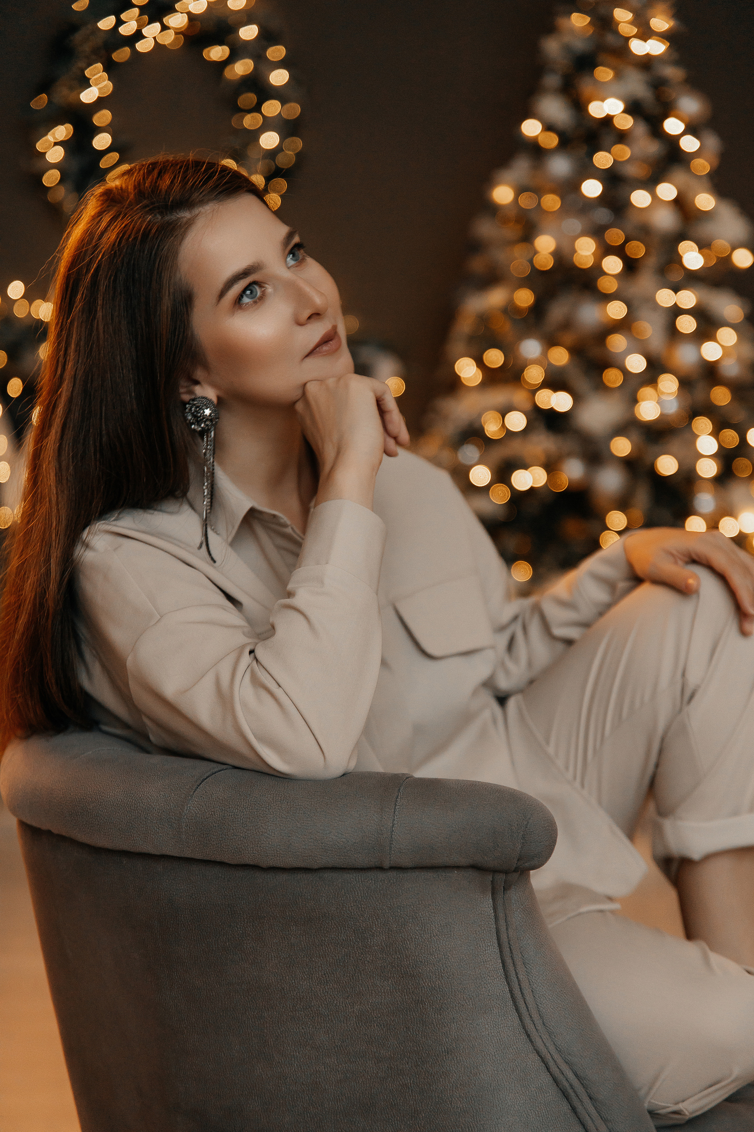 Новогодние фотосессии. Фотограф женского портрета, беременности и материнства Харькова Елена