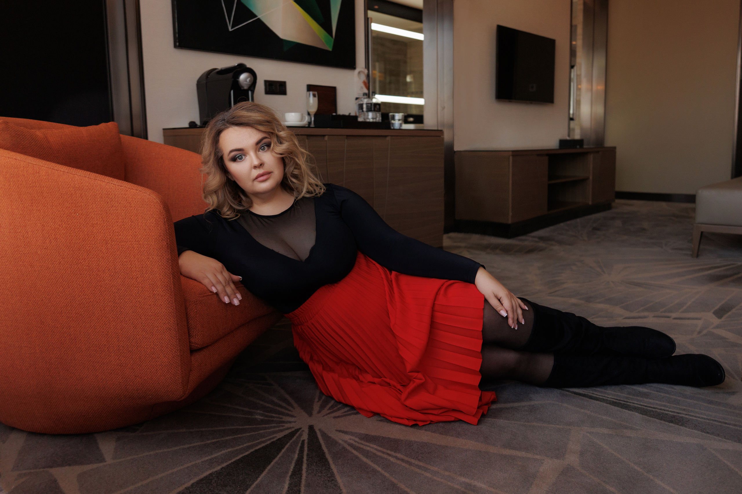 Диана, съемка в отеле. Фотограф женского портрета, беременности и материнства Харькова Елена