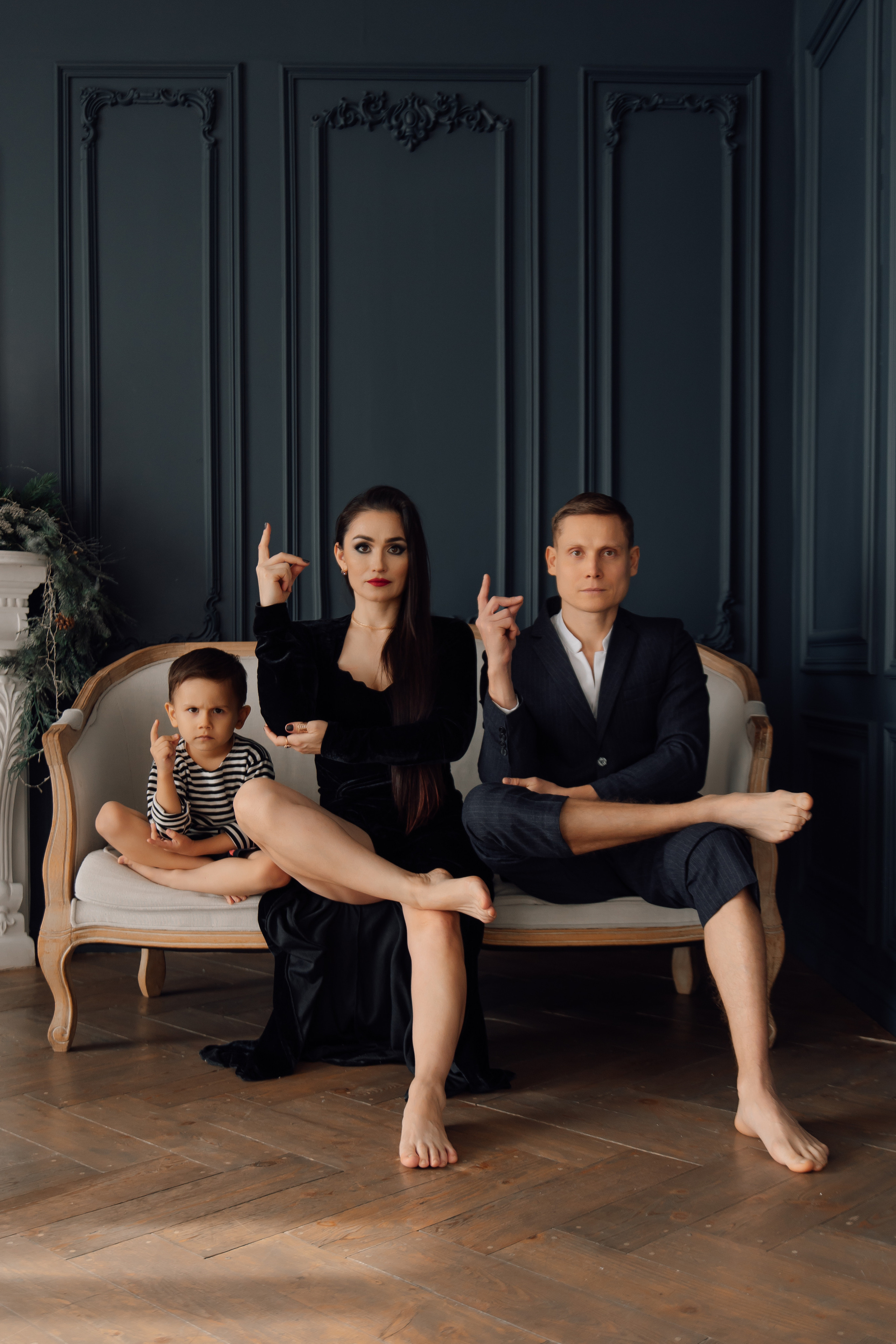 Семейка Адамс. Фотограф женского портрета, беременности и материнства Харькова Елена