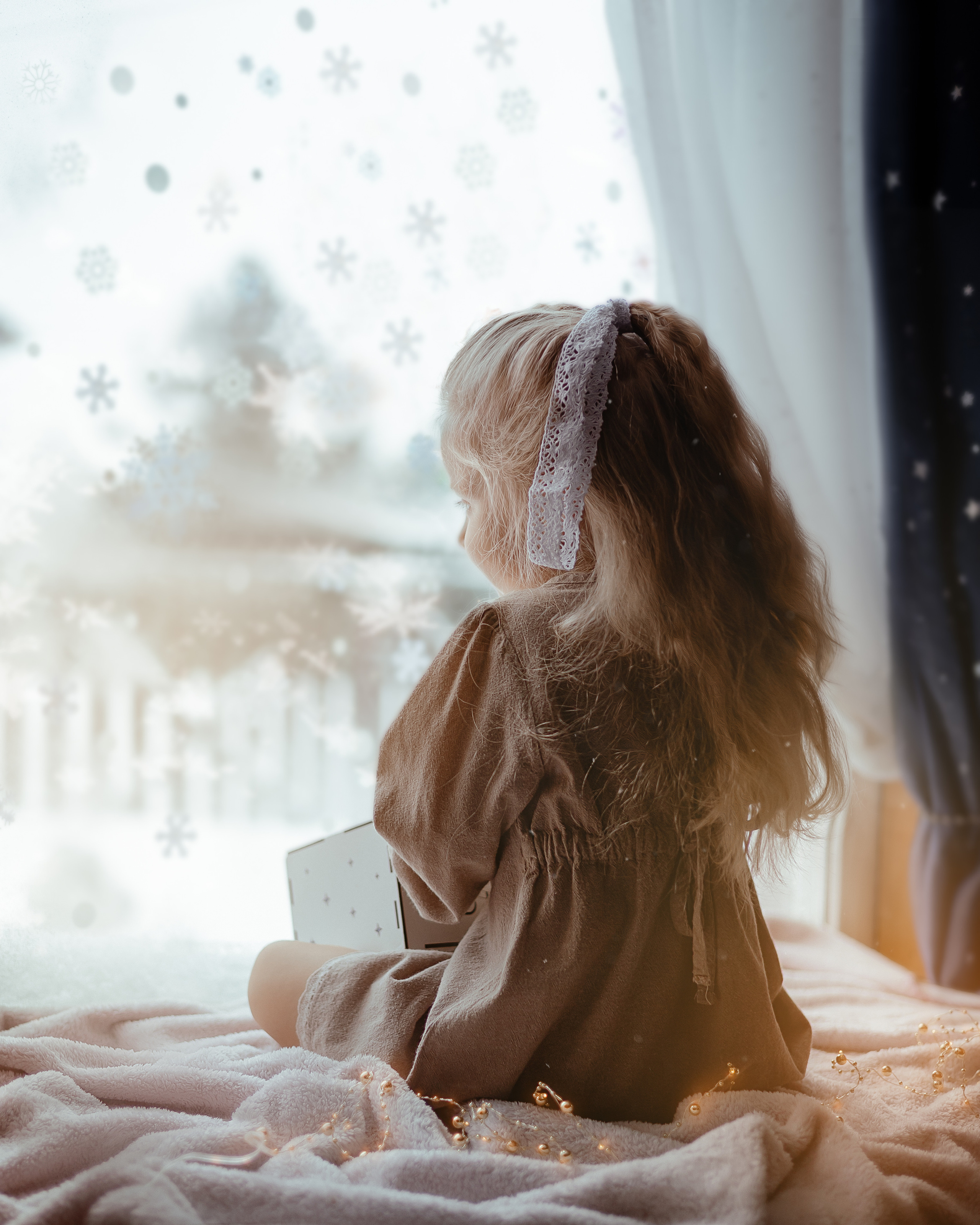 Моя крошка София и рождество. Фотограф женского портрета, беременности и материнства Харькова Елена