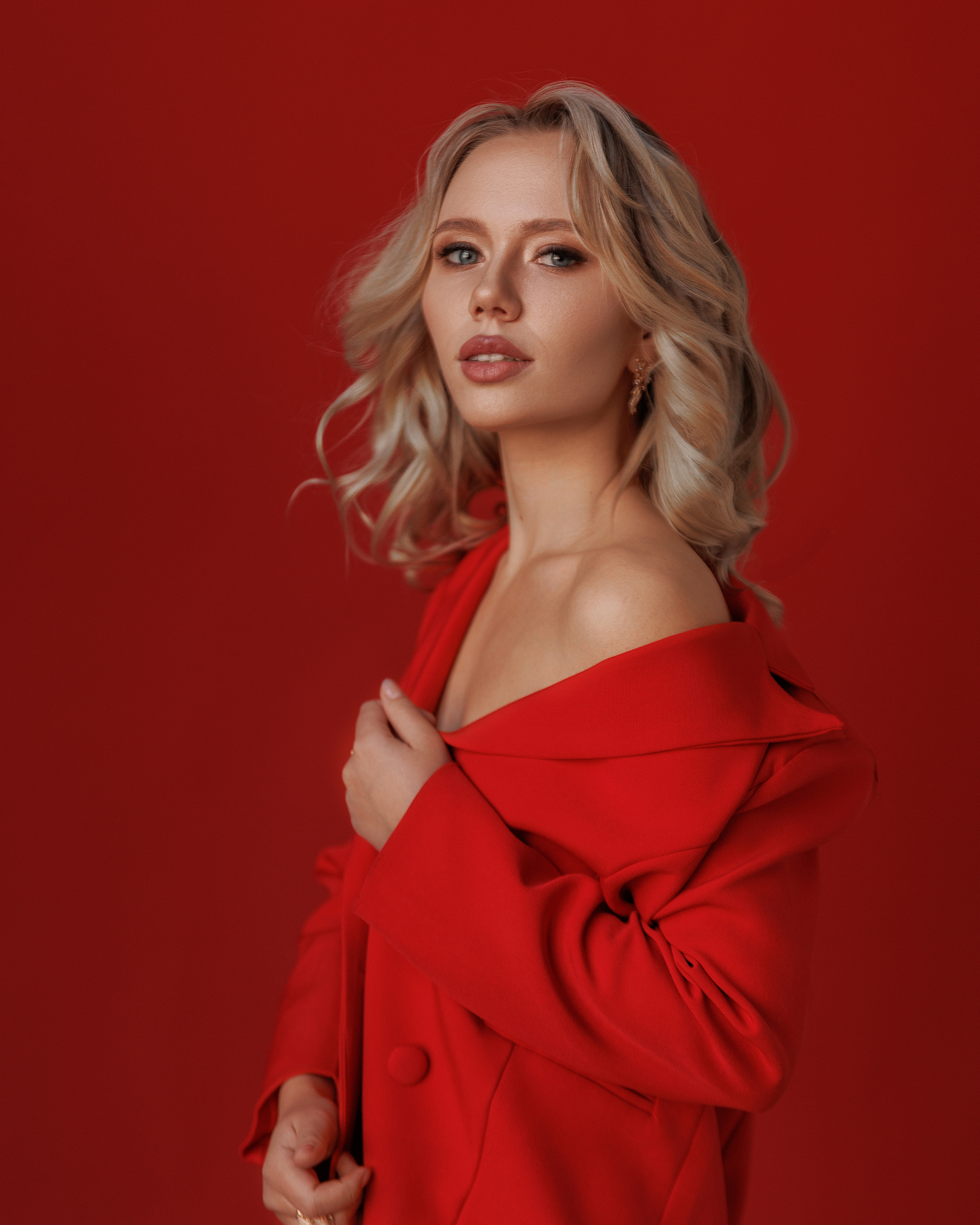 Алина, Lady in Red. Фотограф женского портрета, беременности и материнства Харькова Елена