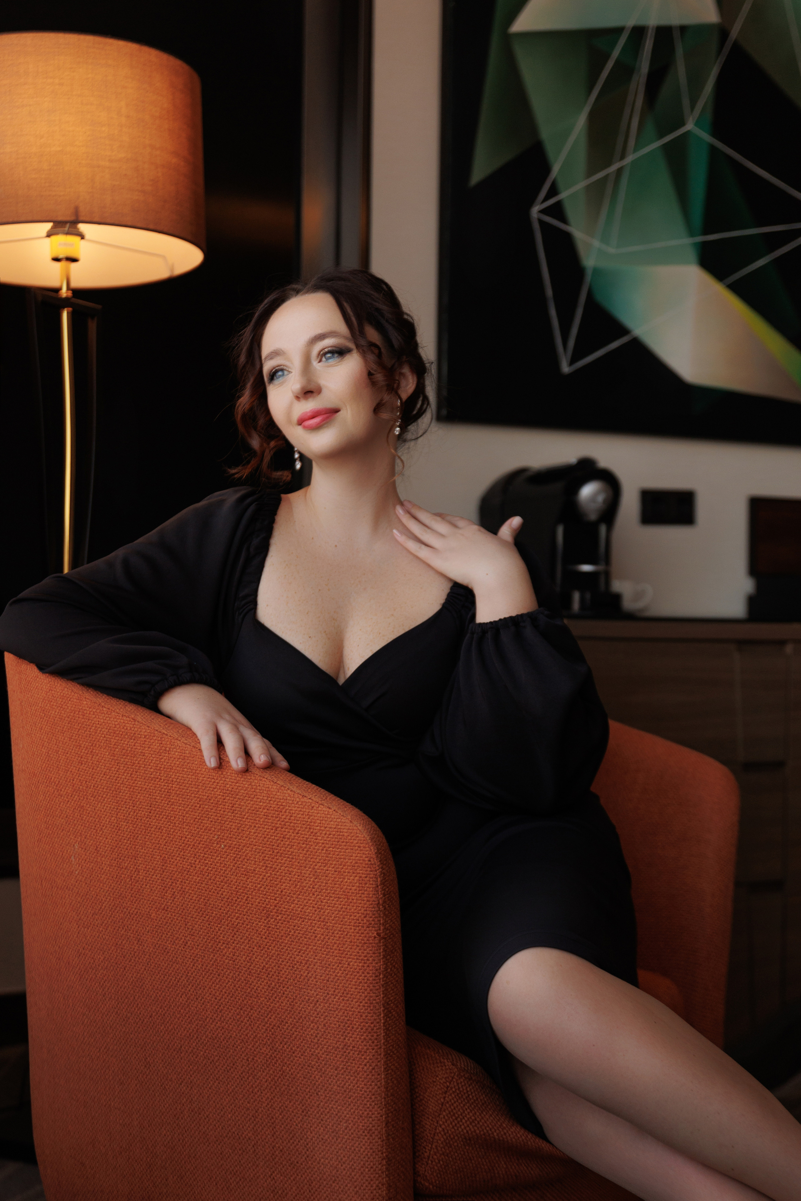 Юля, съемка в отеле. Фотограф женского портрета, беременности и материнства Харькова Елена