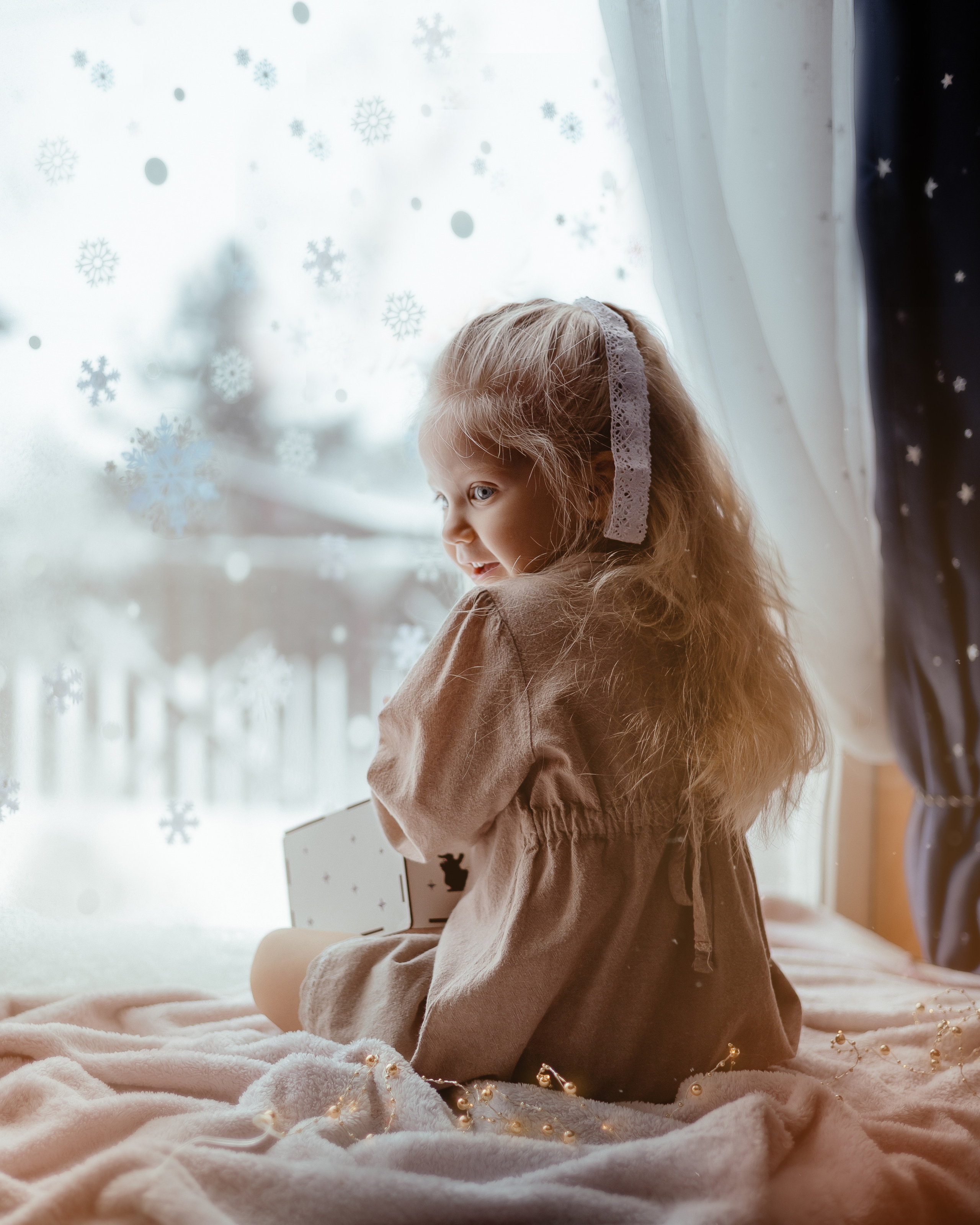 Моя крошка София и рождество. Фотограф женского портрета, беременности и материнства Харькова Елена
