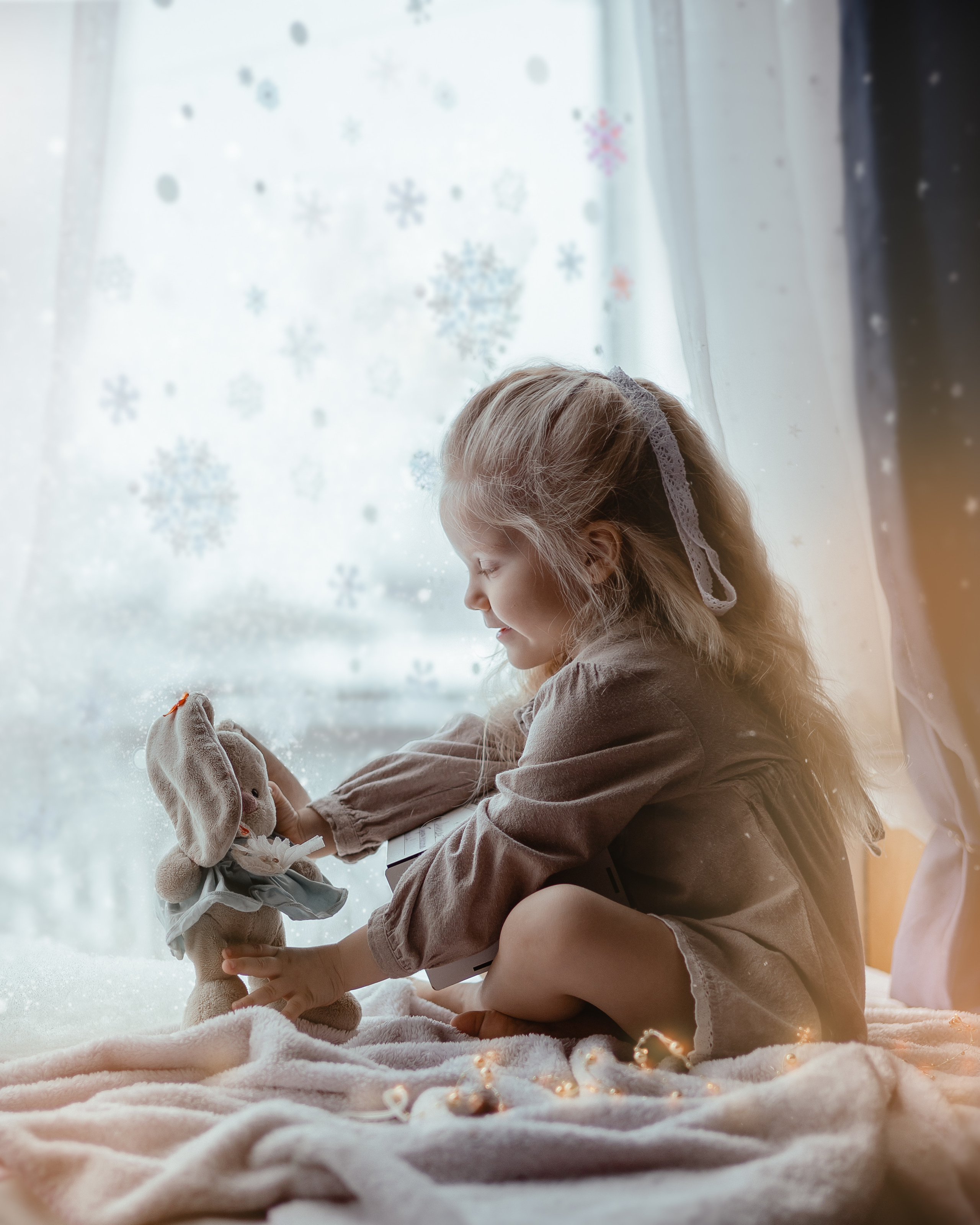 Моя крошка София и рождество. Фотограф женского портрета, беременности и материнства Харькова Елена