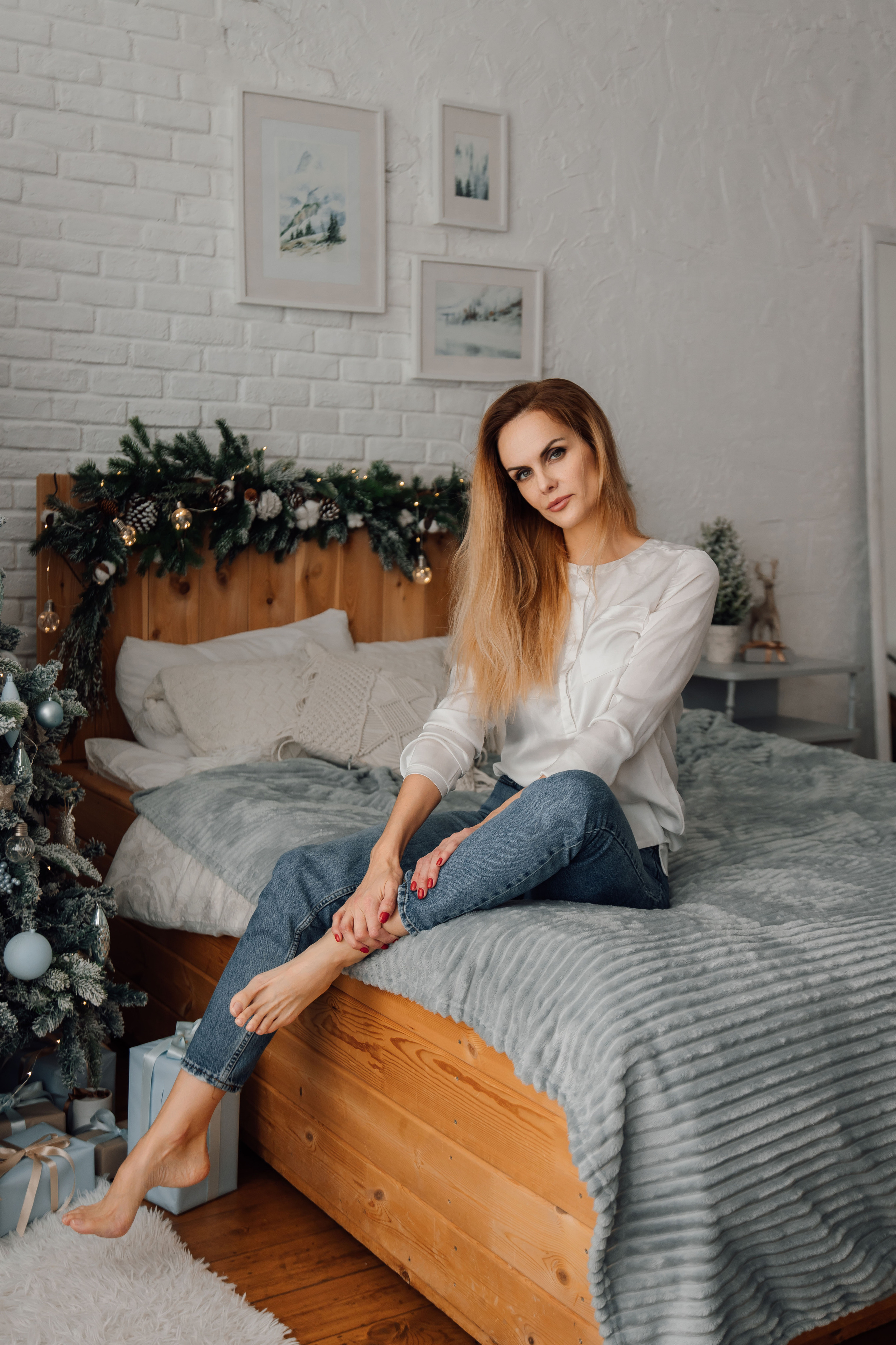 Новогодние фотосессии. Фотограф женского портрета, беременности и материнства Харькова Елена