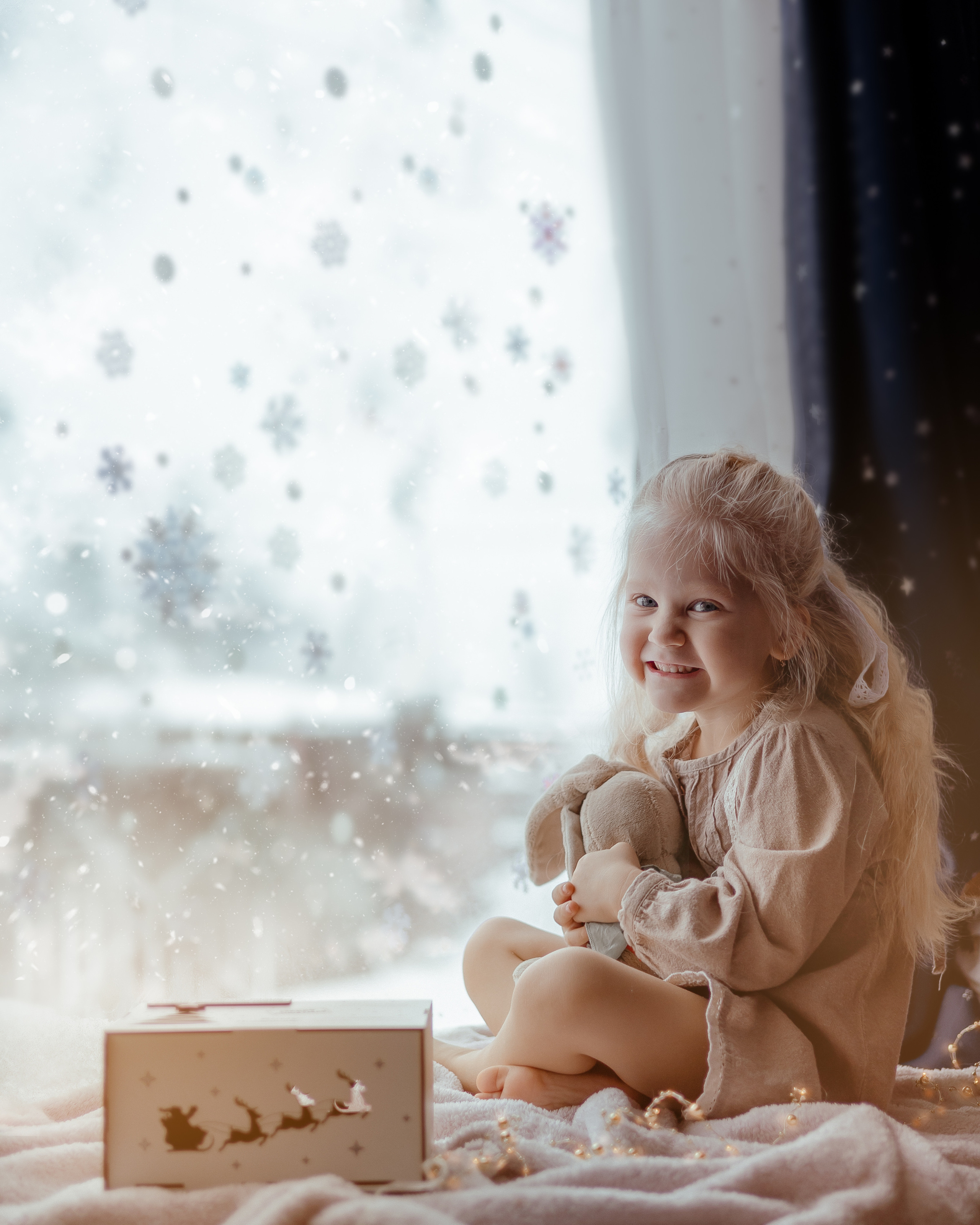 Моя крошка София и рождество. Фотограф женского портрета, беременности и материнства Харькова Елена