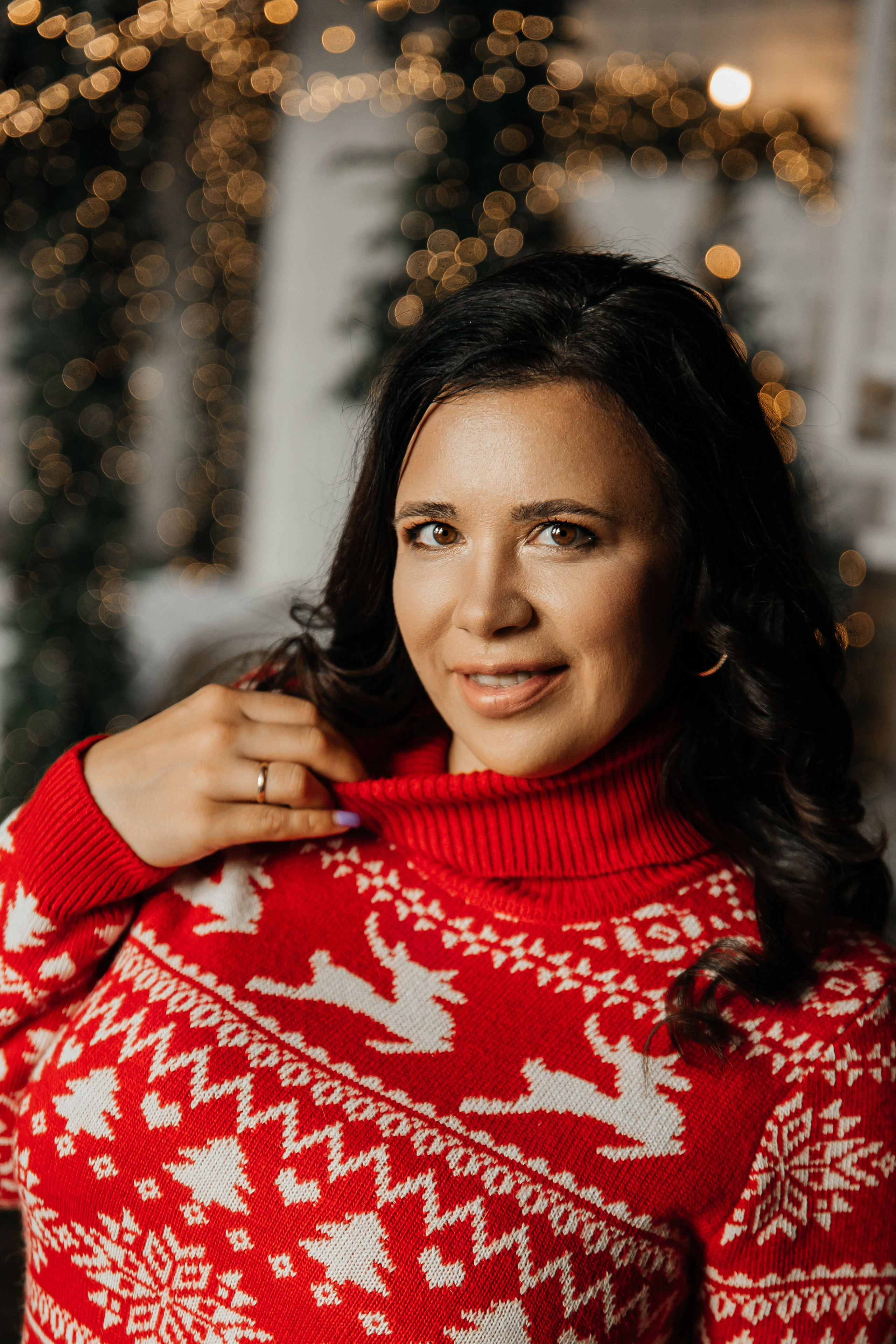 Любовь, новогодняя семейная съемка. Фотограф женского портрета, беременности и материнства Харькова Елена