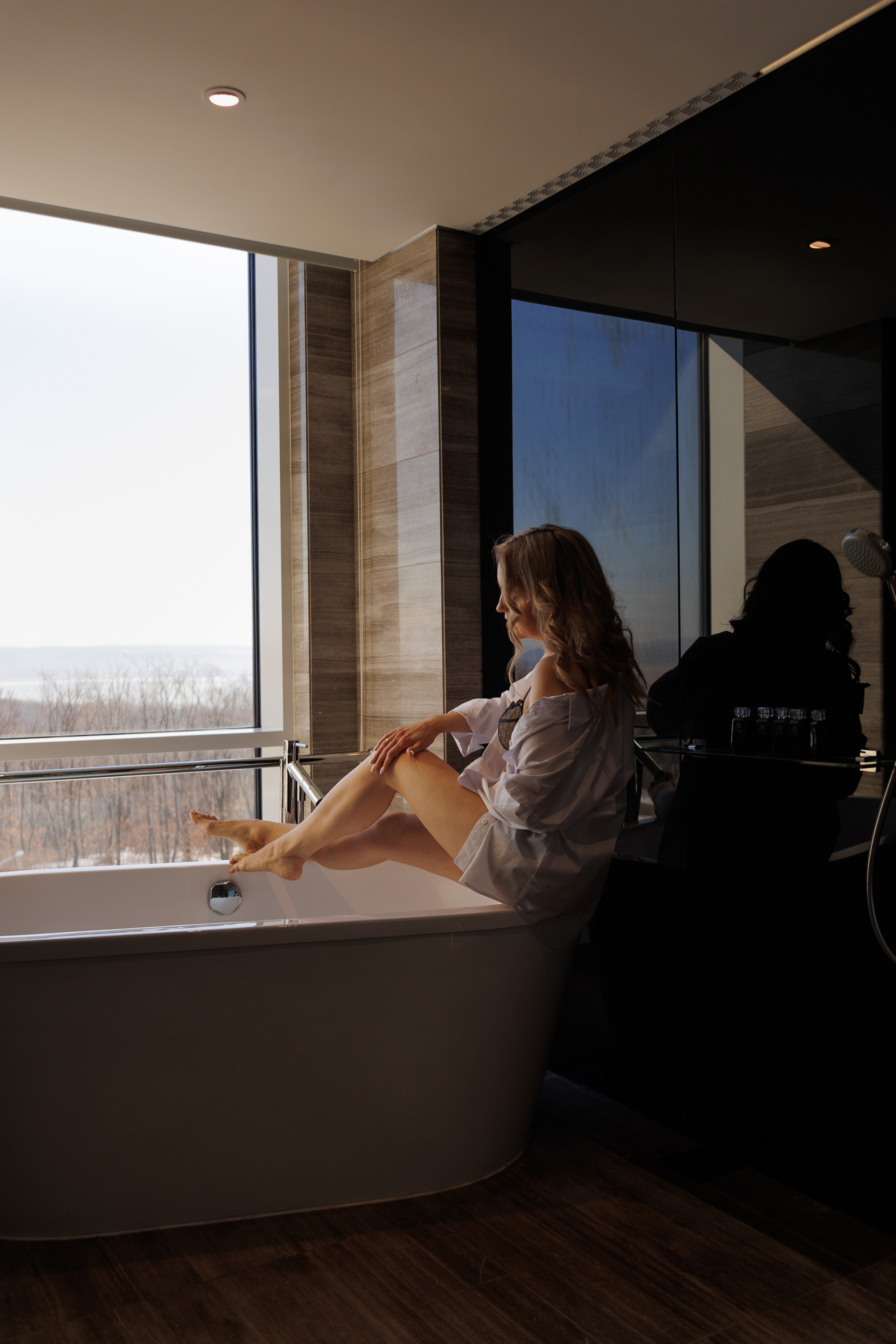 Анна, съемка в отеле. Фотограф женского портрета, беременности и материнства Харькова Елена