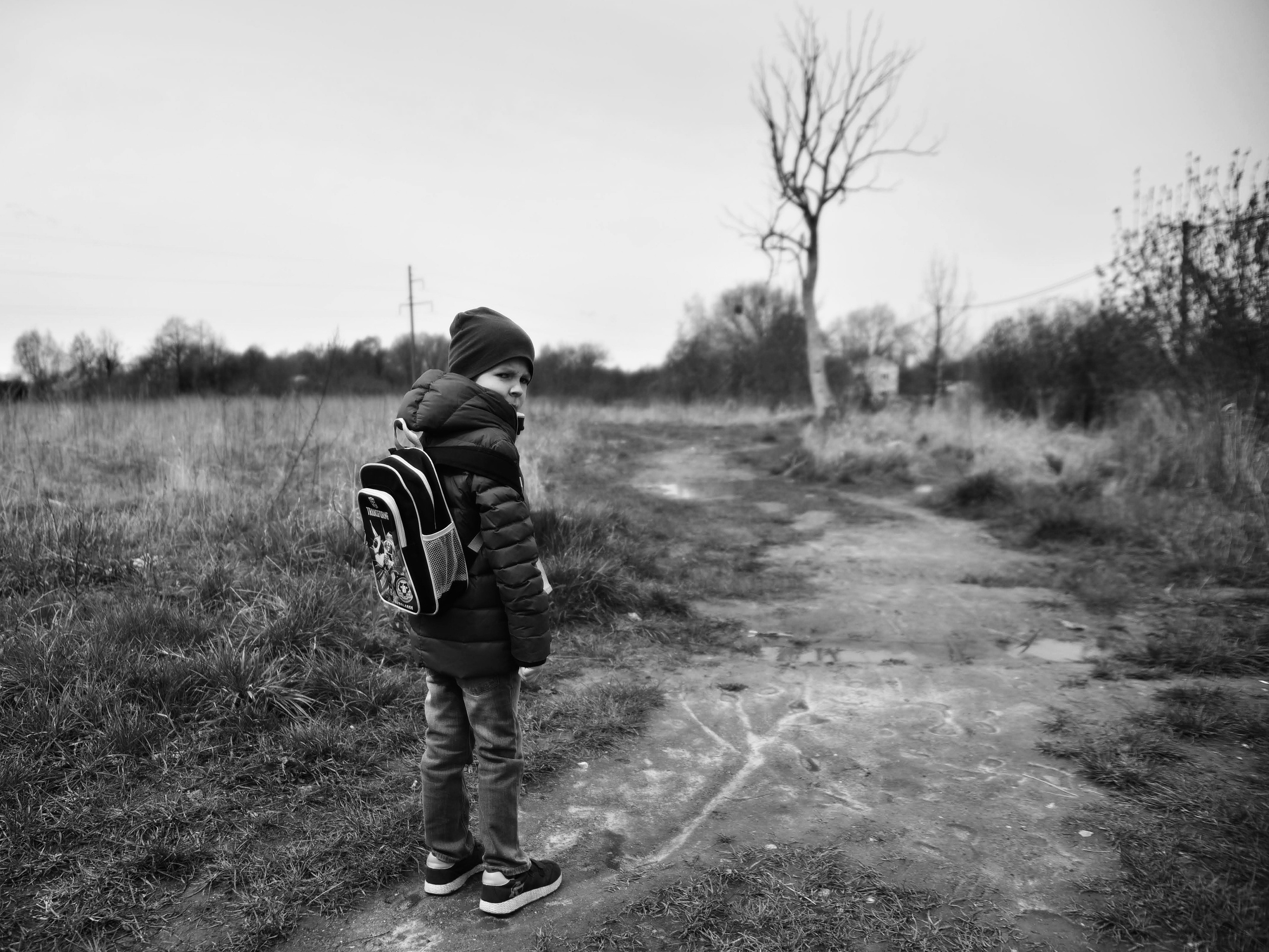 Чёрно-белое детство. Весна 2021. То ещё портфолио