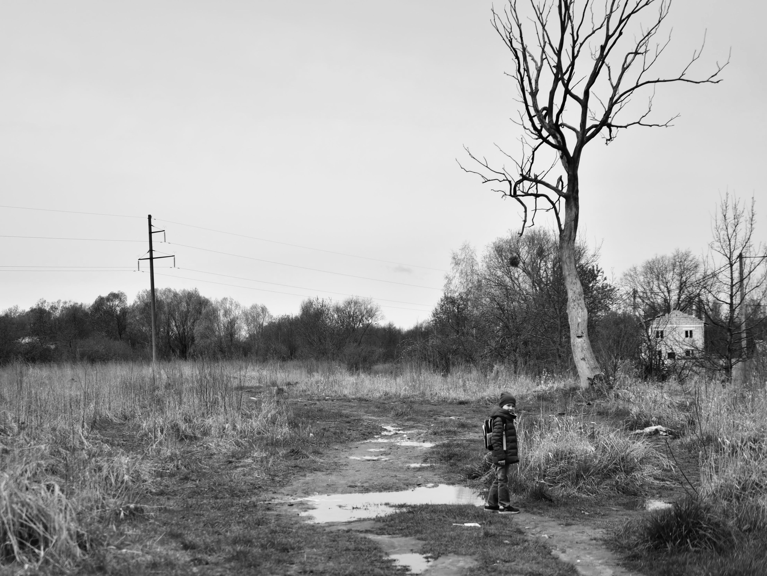 Чёрно-белое детство. Весна 2021. То ещё портфолио