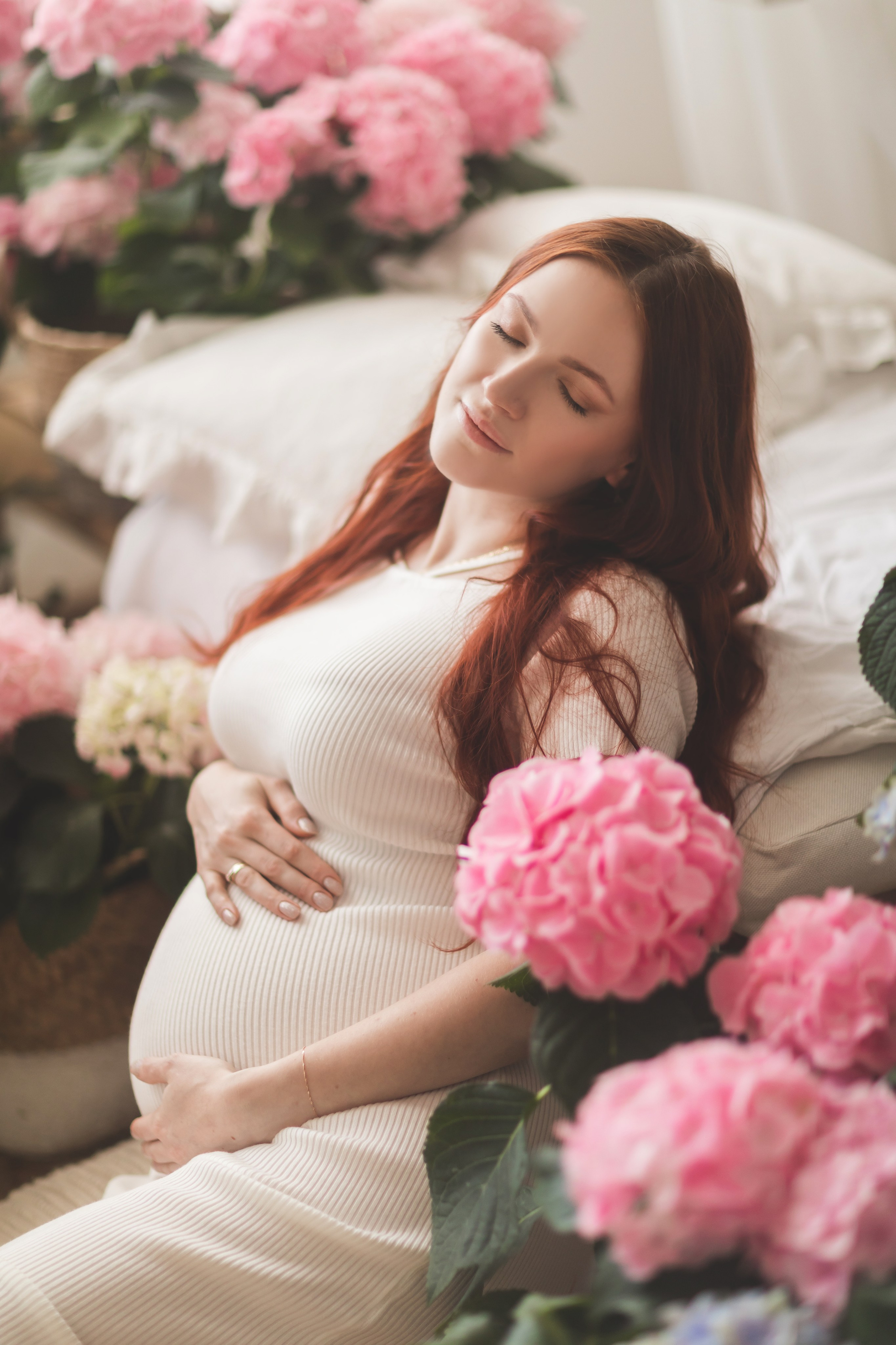 Гортензия в студии. Семейный и детский фотограф Краснодар Валерия Власенко