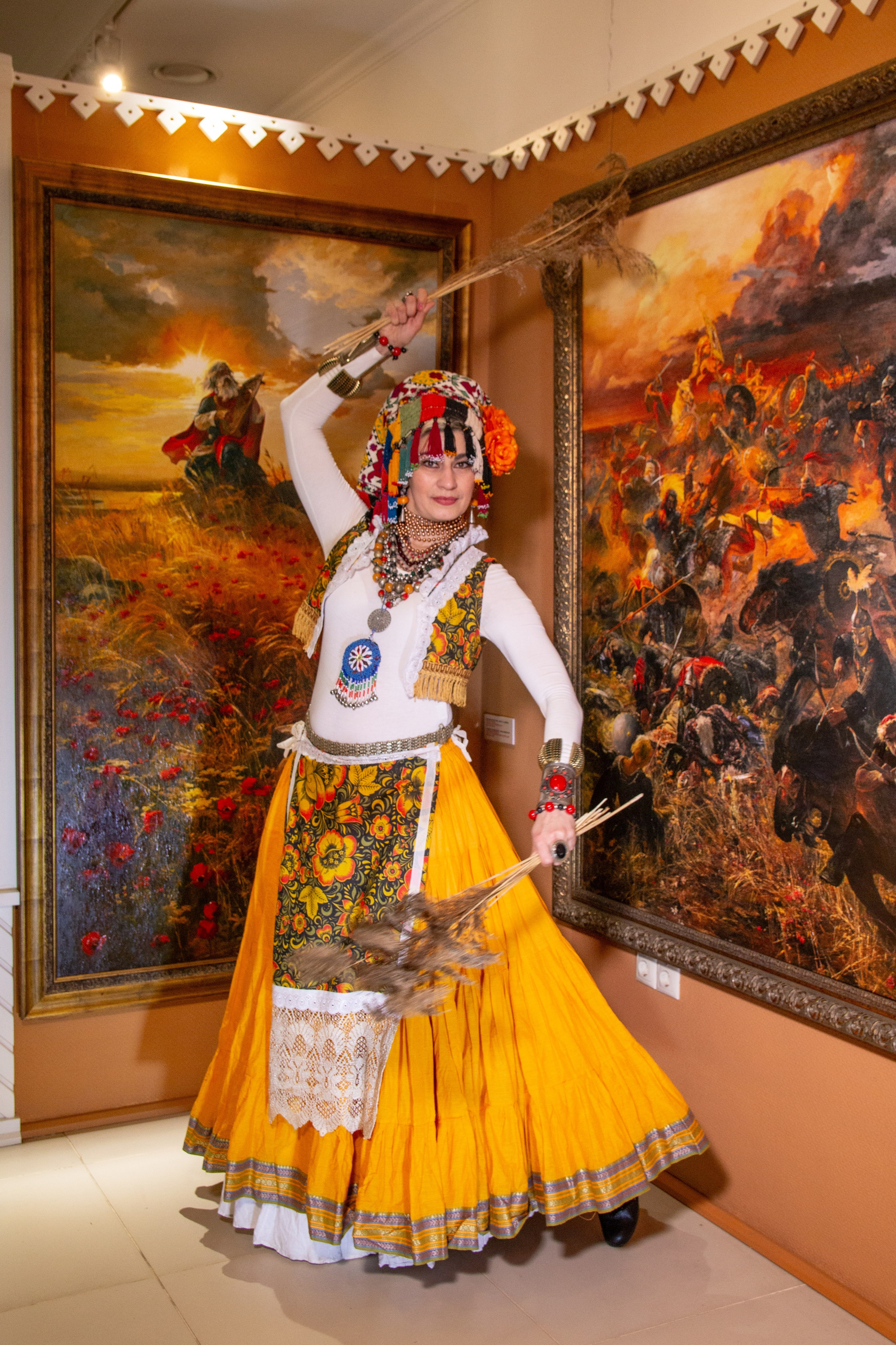 Танец в музее. Музей славянской мифологии. Модель Лана Чернявская. Ваш фотограф Северск | Томск