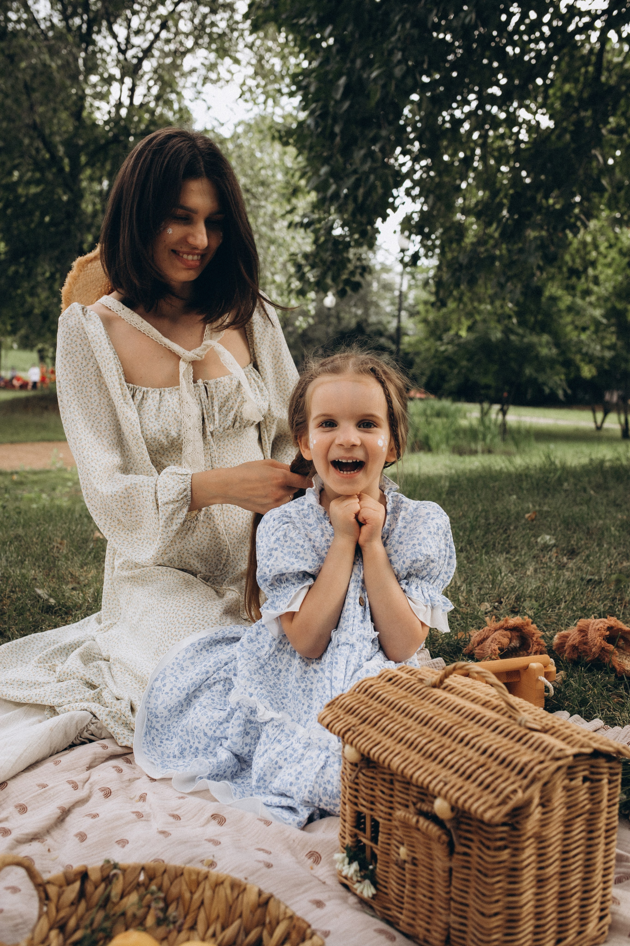 Летний семейный пикник на природе. Семейный и свадебный фотограф Анна Кожокарь
