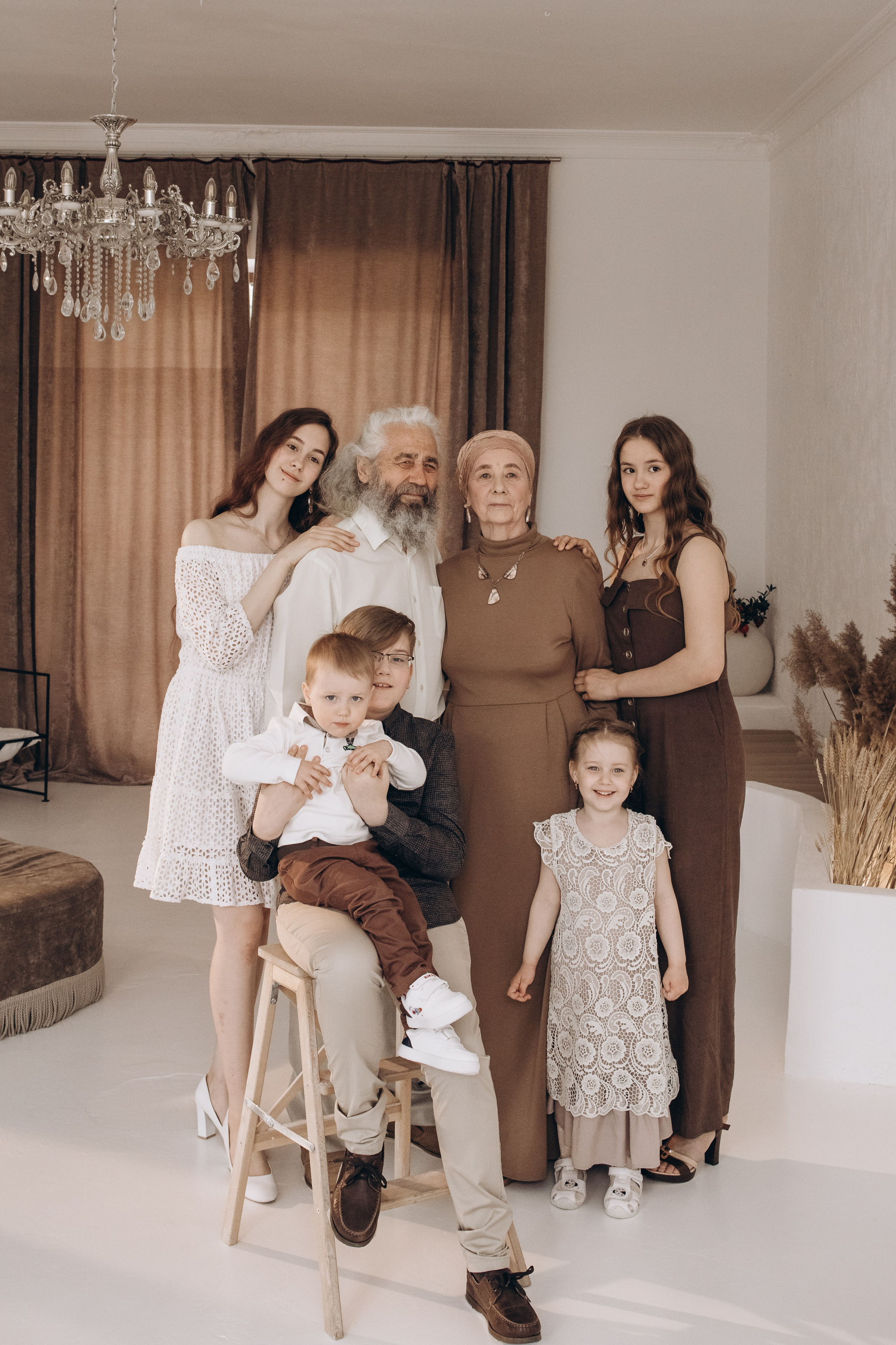Фотоистория для большой семьи. Семейный и детский фотограф Оля в Тюмени