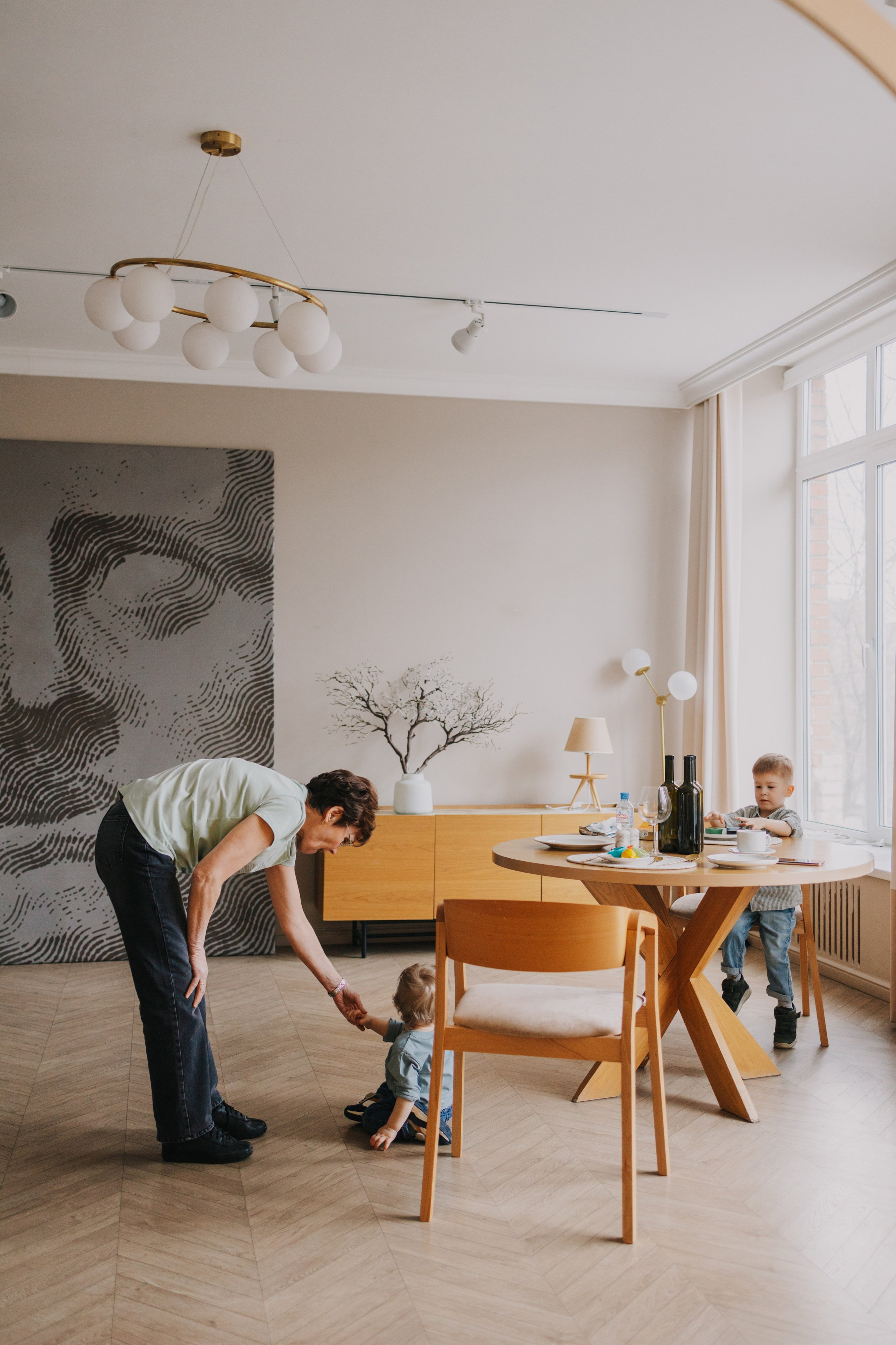 Большая семья. Домашняя фотосессия