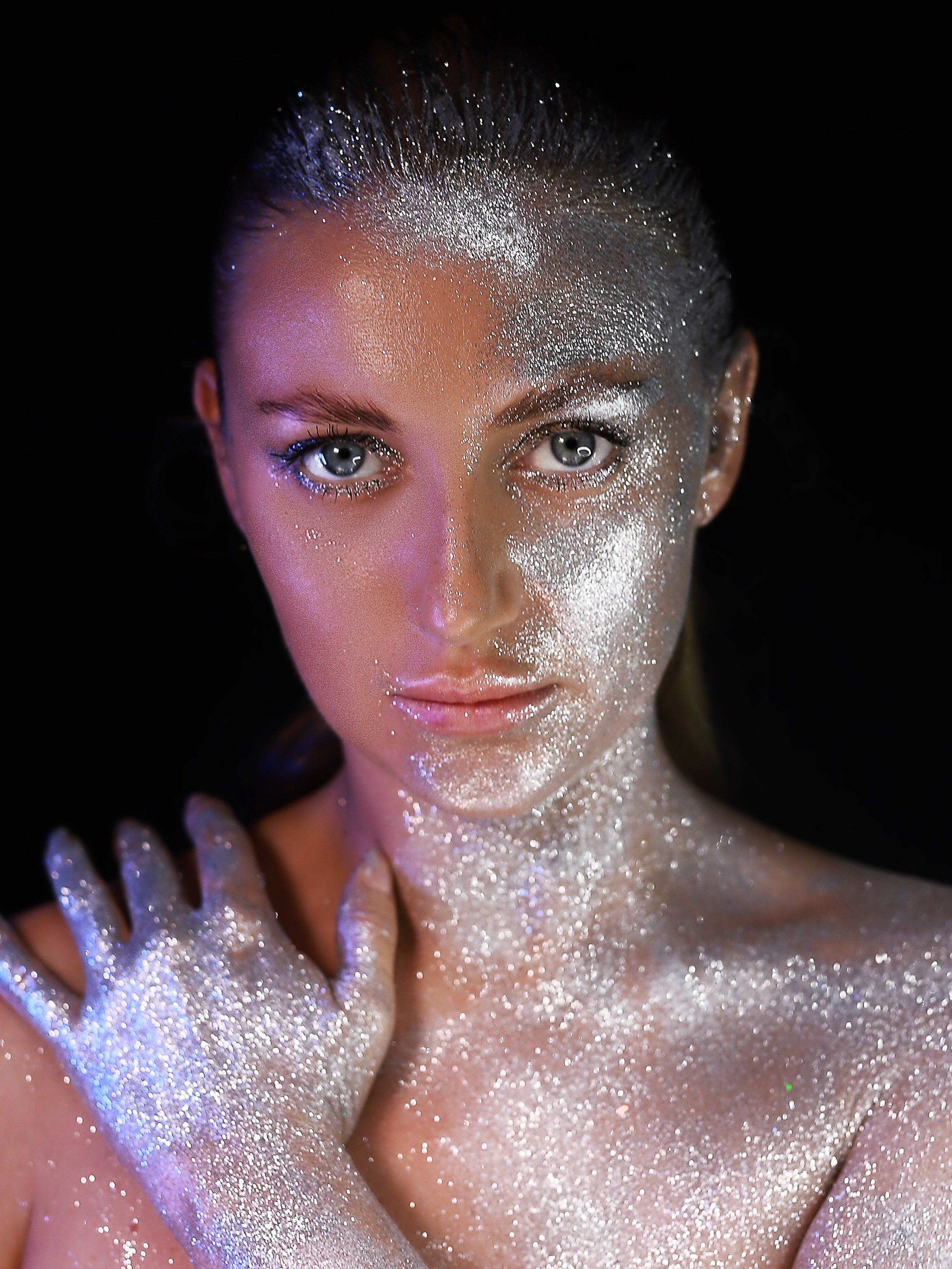 Портреты с глитер. Фотограф Юлия Мальцева