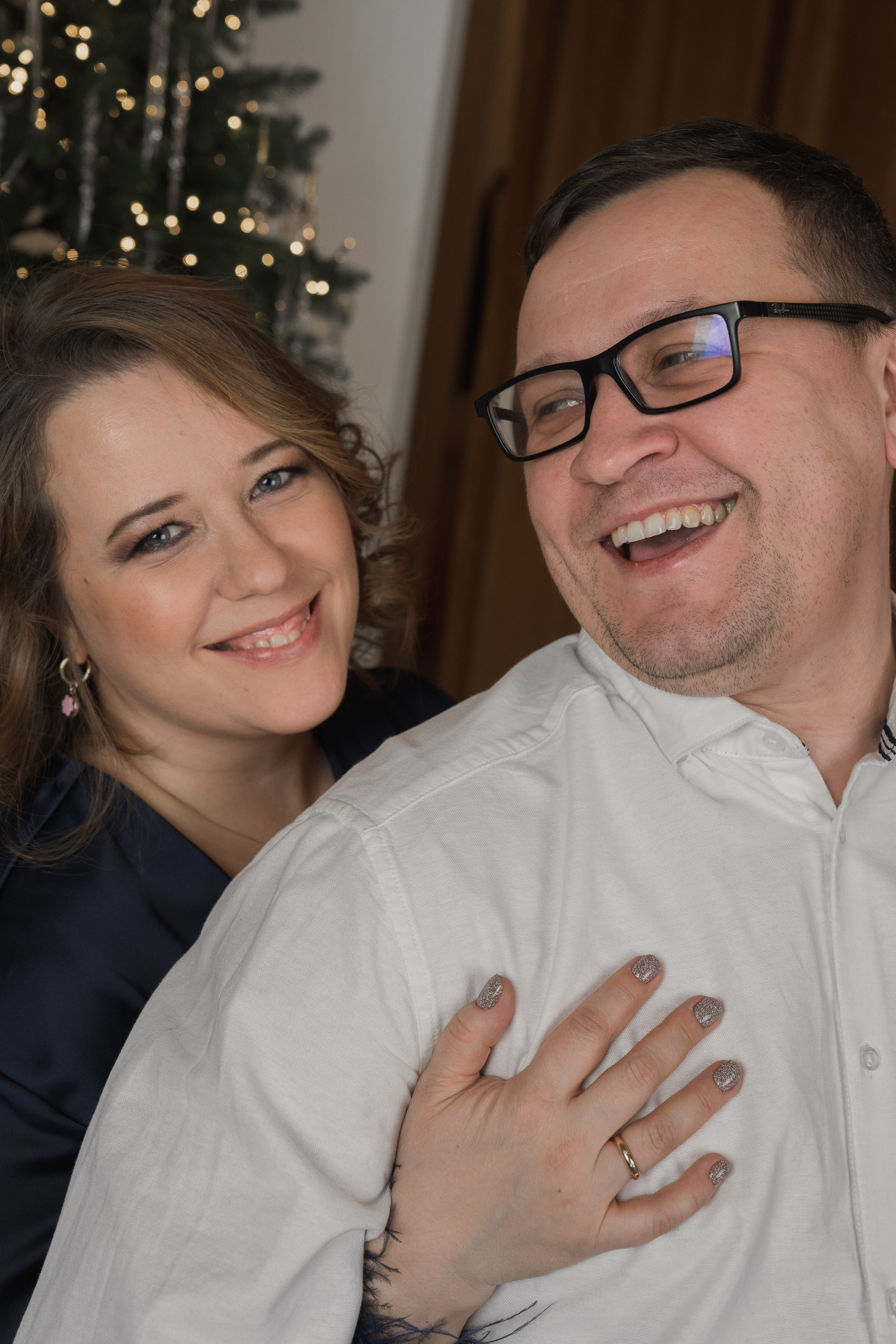 Новогодняя фотосессия большой семьи в студии. Семейный фотограф Екатеринбург Татьяна Девятых