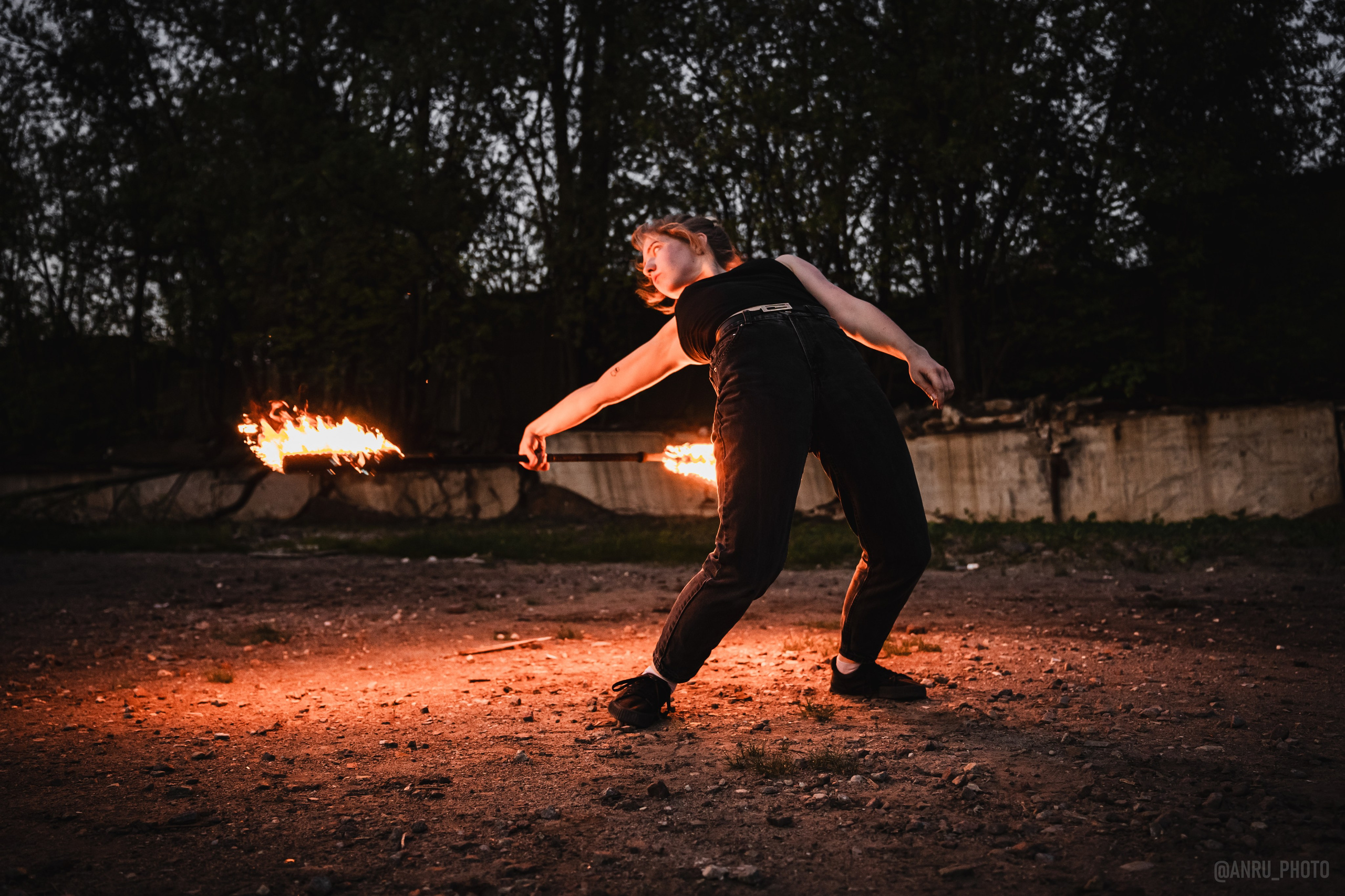 Огненная тренировка. Репортажный фотограф Анастасия Рубцова