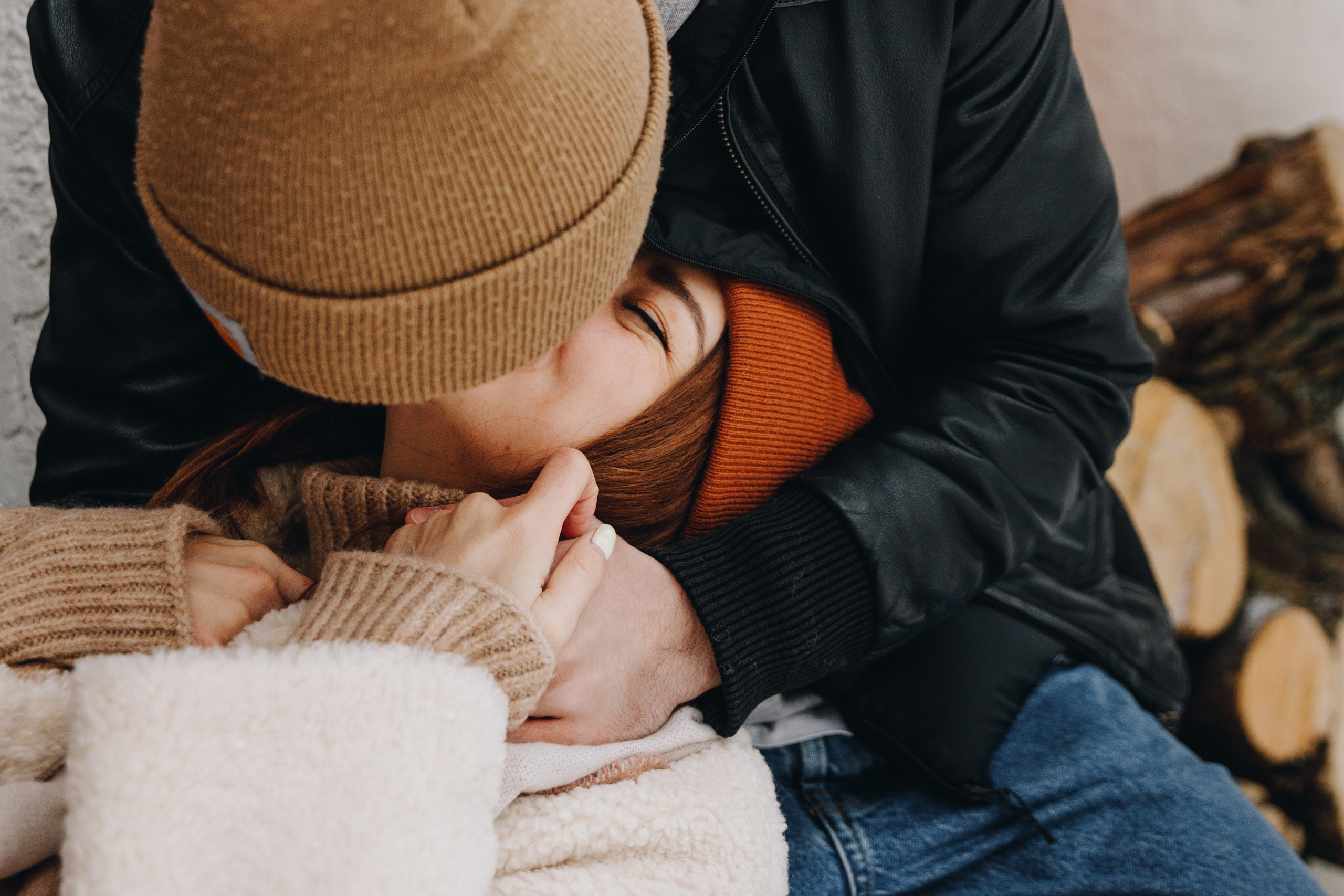 Зимняя фотосессия, лавстори, фотосессия пары. Свадебный фотограф в Москве Кристина Засухина