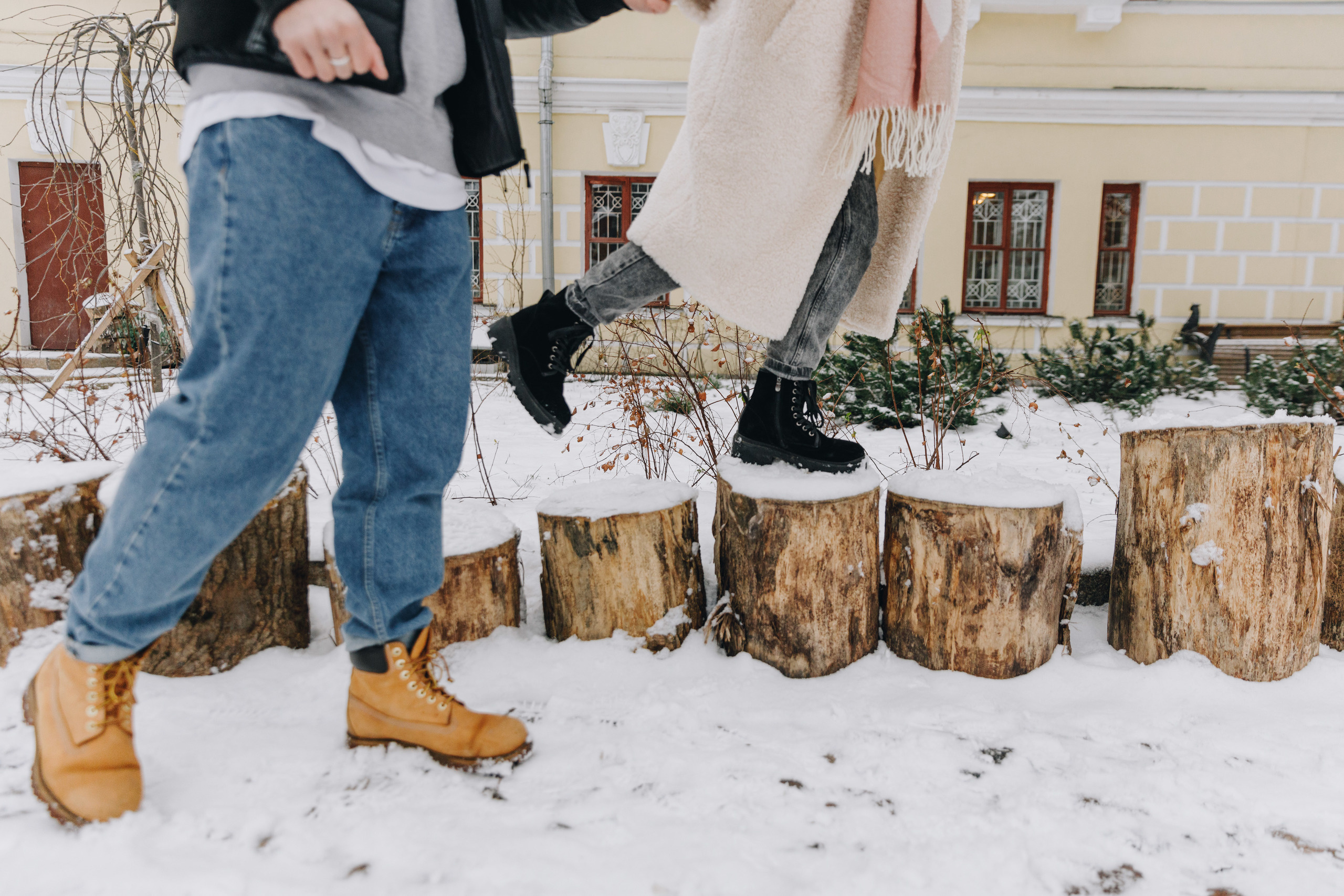 Зимняя фотосессия, лавстори, фотосессия пары. Свадебный фотограф в Москве Кристина Засухина