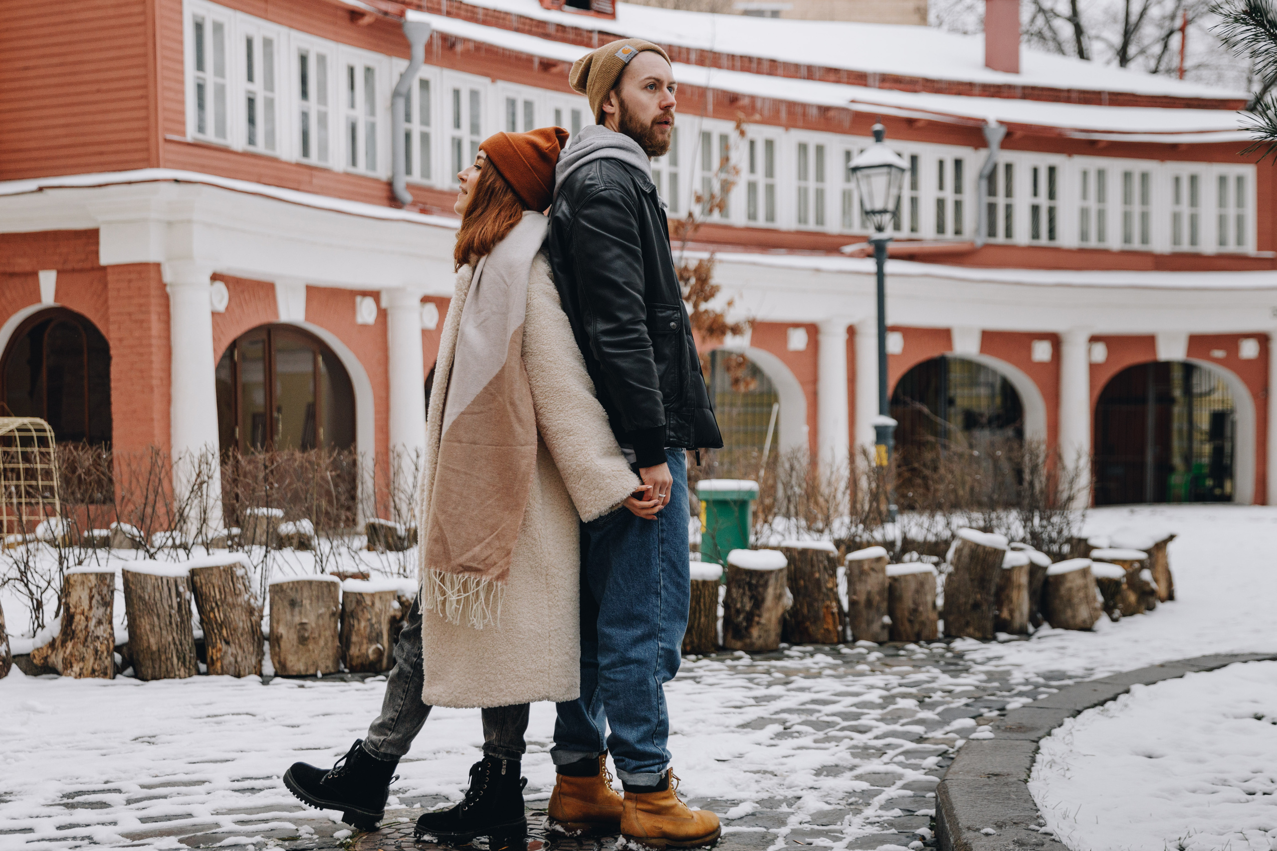 Зимняя фотосессия, лавстори, фотосессия пары. Свадебный фотограф в Москве Кристина Засухина