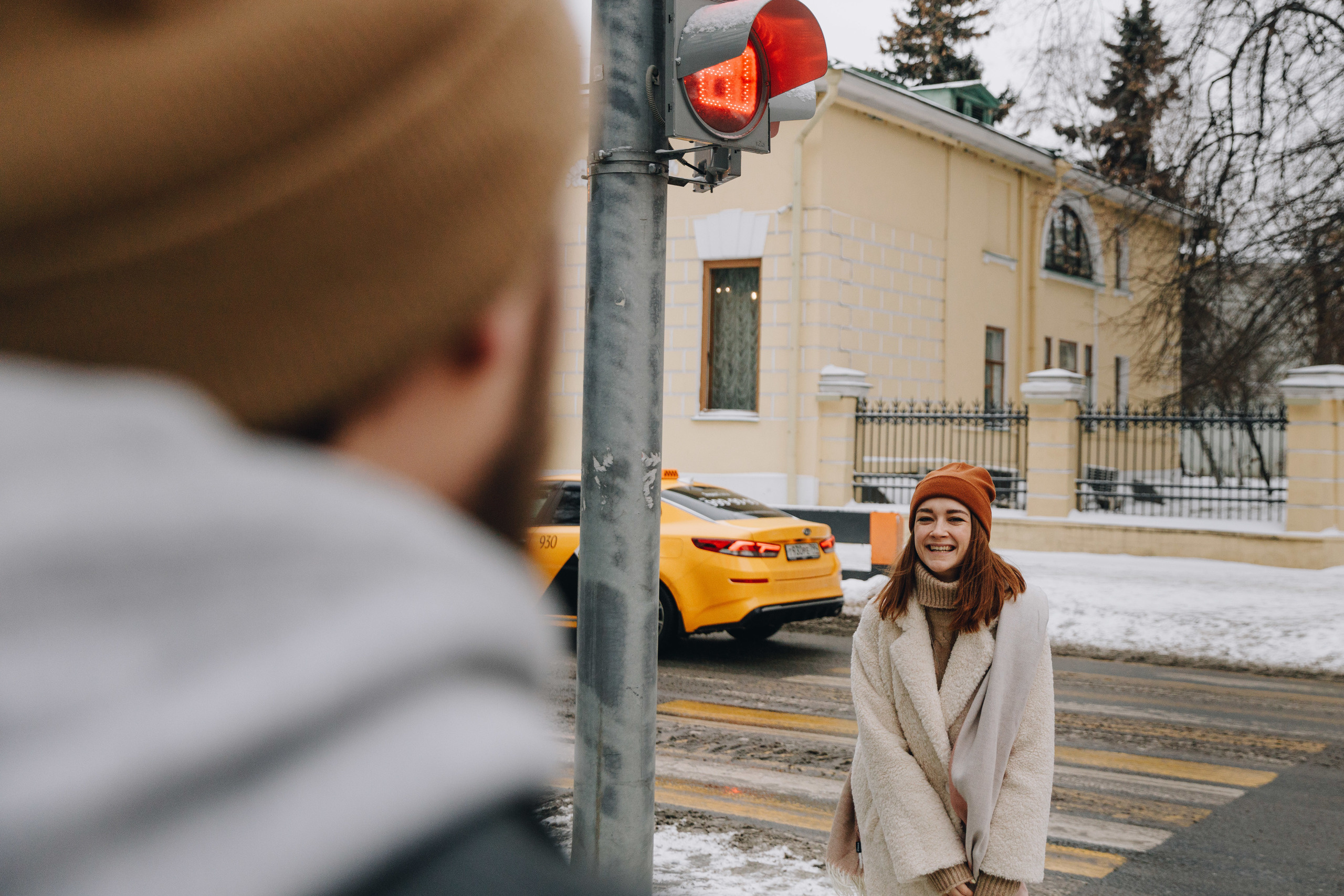 Зимняя фотосессия, лавстори, фотосессия пары. Свадебный фотограф в Москве Кристина Засухина