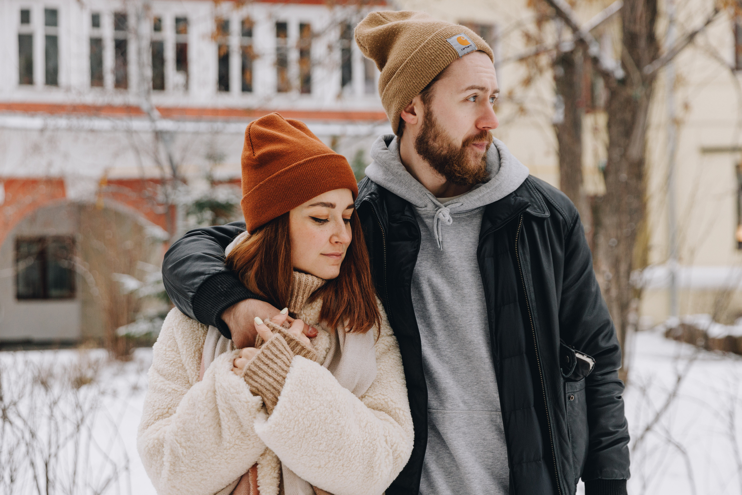 Зимняя фотосессия, лавстори, фотосессия пары. Свадебный фотограф в Москве Кристина Засухина