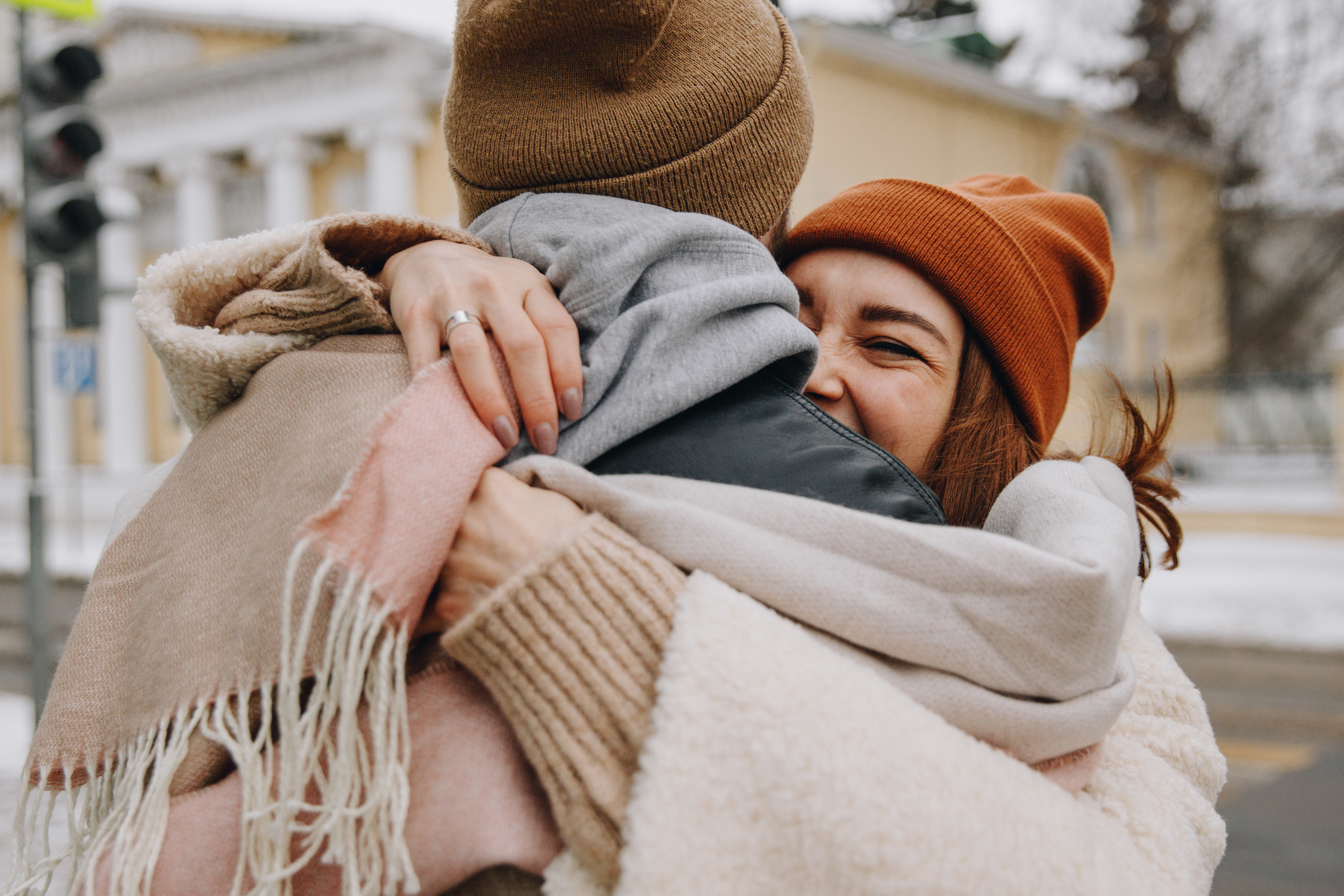 Зимняя фотосессия, лавстори, фотосессия пары. Свадебный фотограф в Москве Кристина Засухина