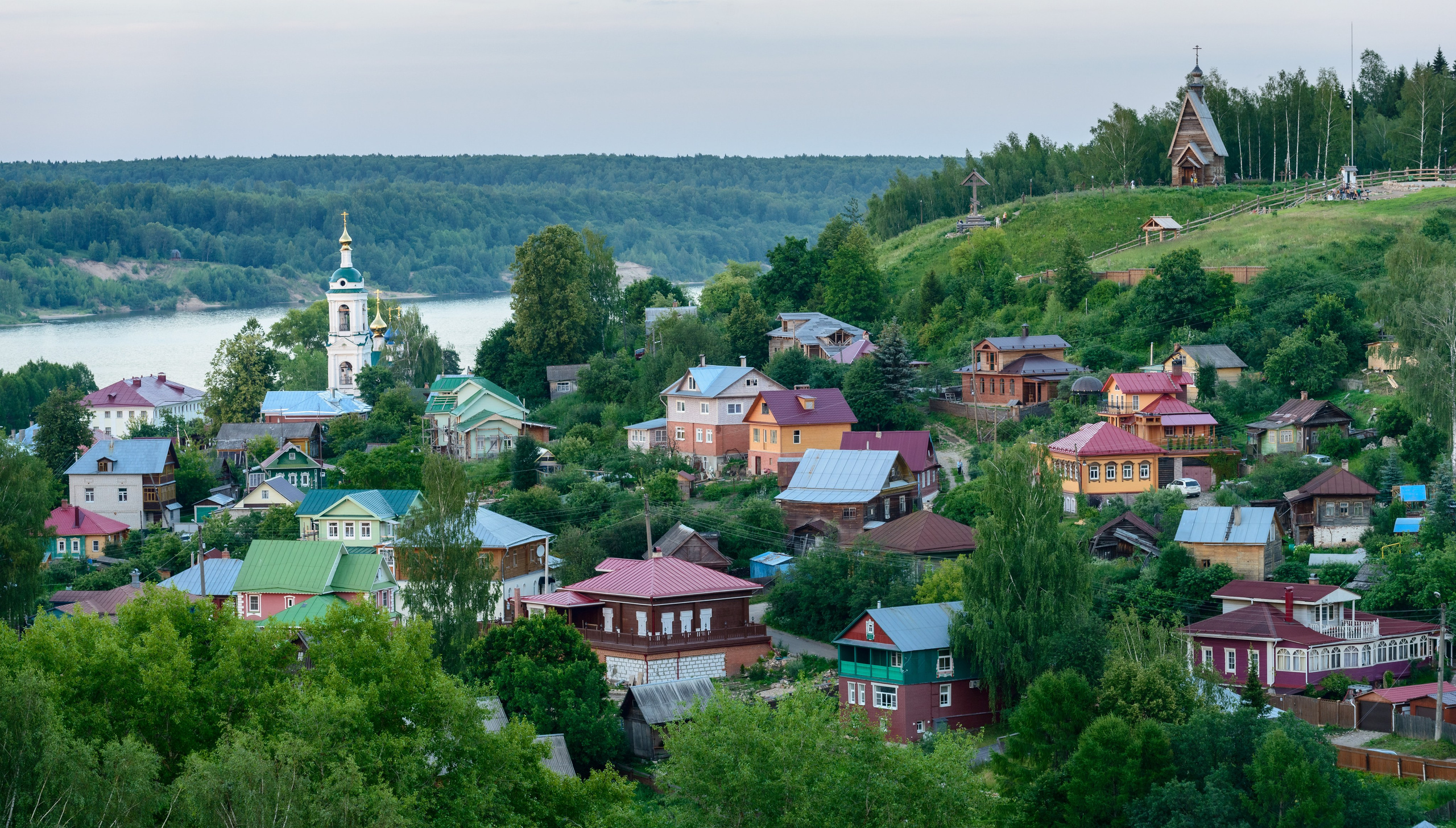 Плёс — жемчужина Золотого кольца России. Пейзажный фотограф Сергей Пестерев. Фото природы