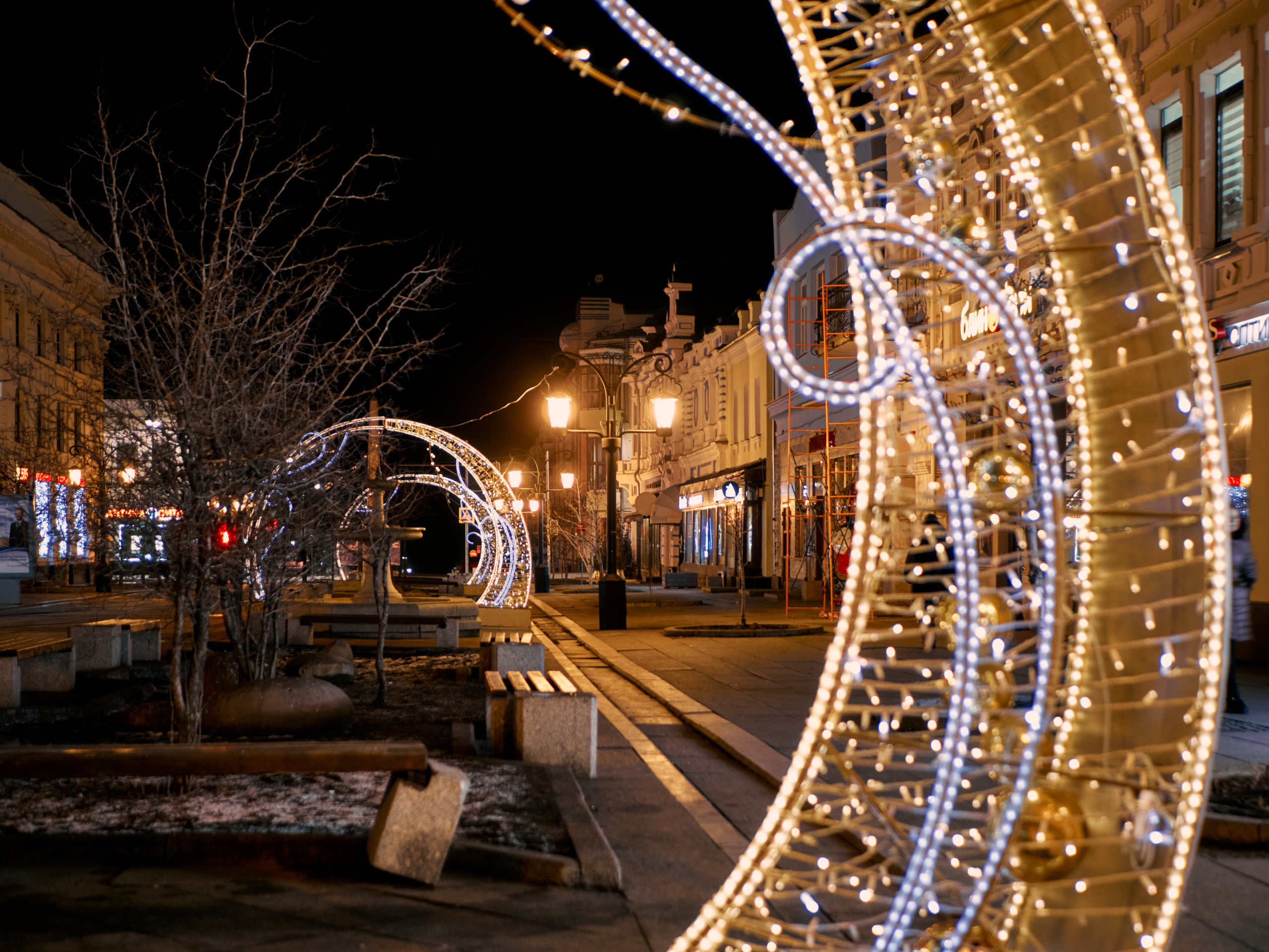 Новогодние виды Самары
